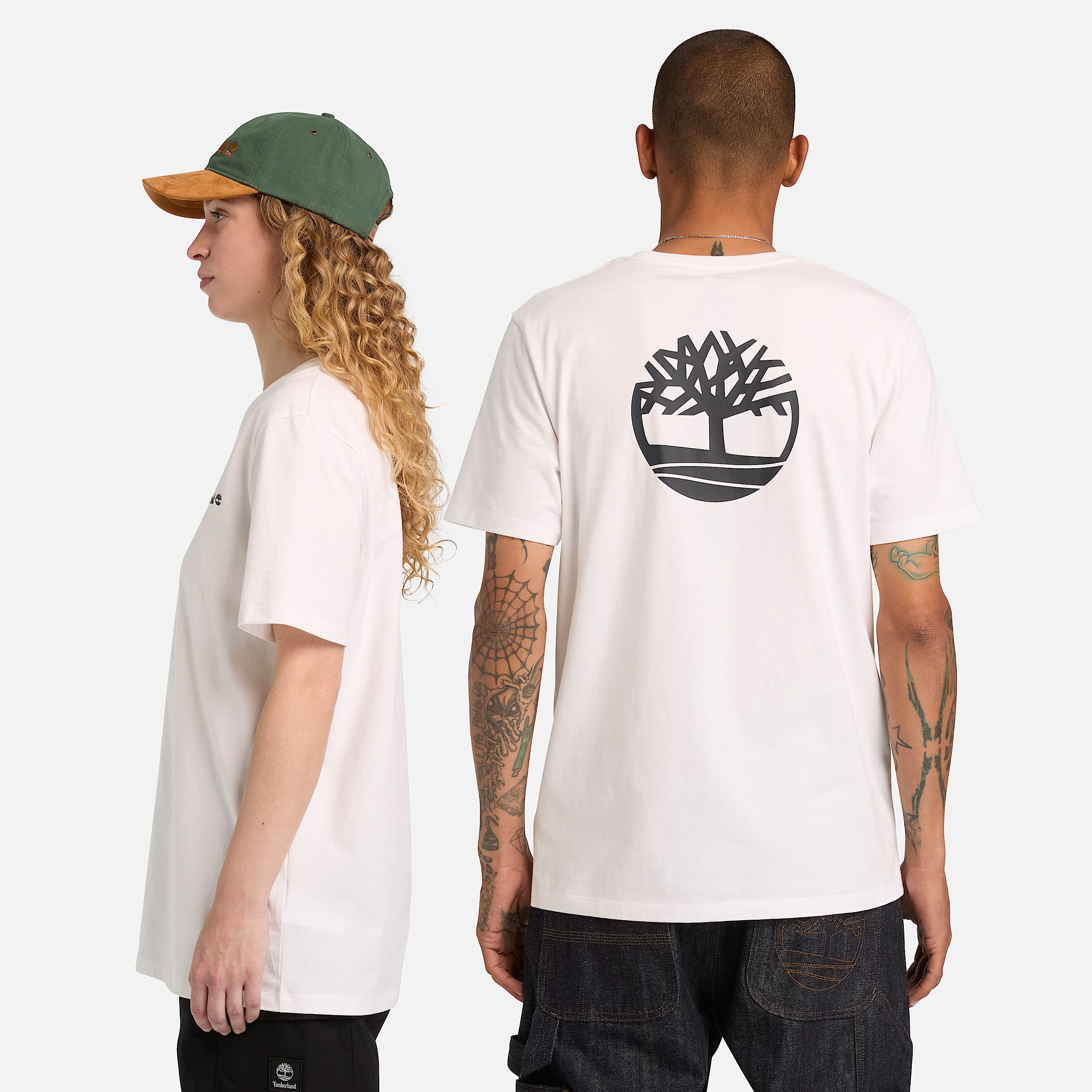 Front and Back Logo TShirt TBL White ALT2