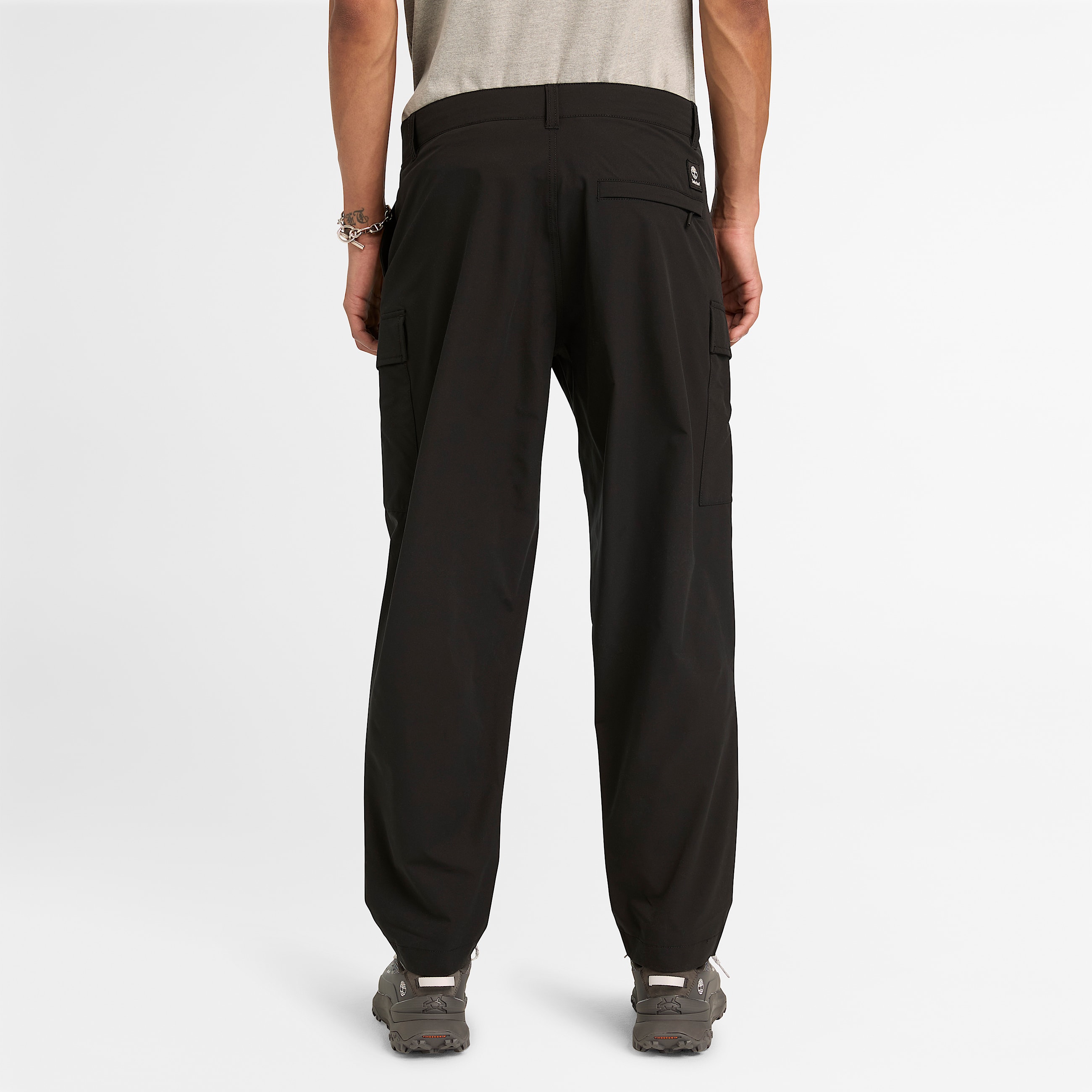 Mens QuickDry Cargo Pants TBL Black ALT8