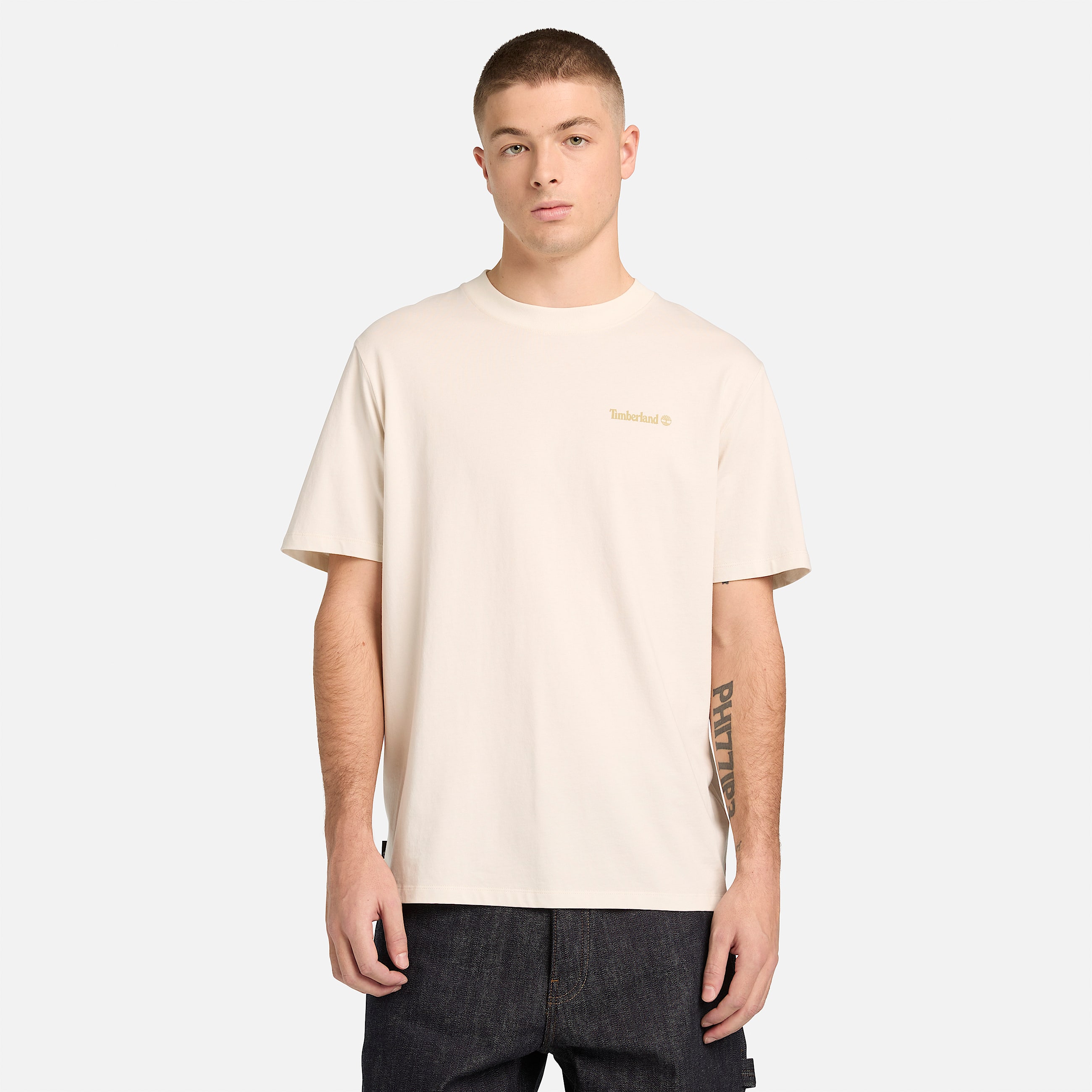 Mens Magnet Graphic TShirt TBL Vintage White ALT1