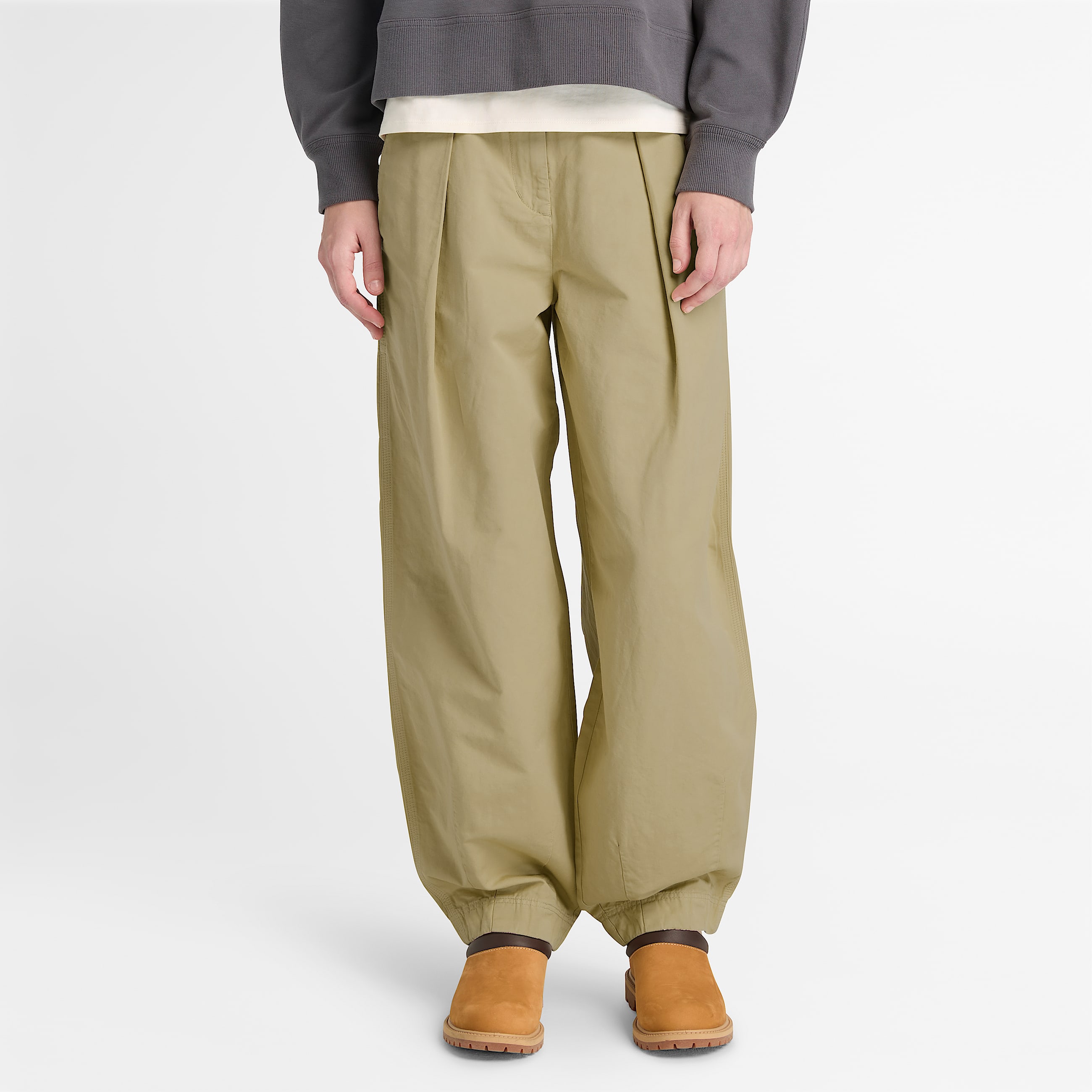 Womens Utility Cotton Linen Pant TBL Cassel Earth ALT1