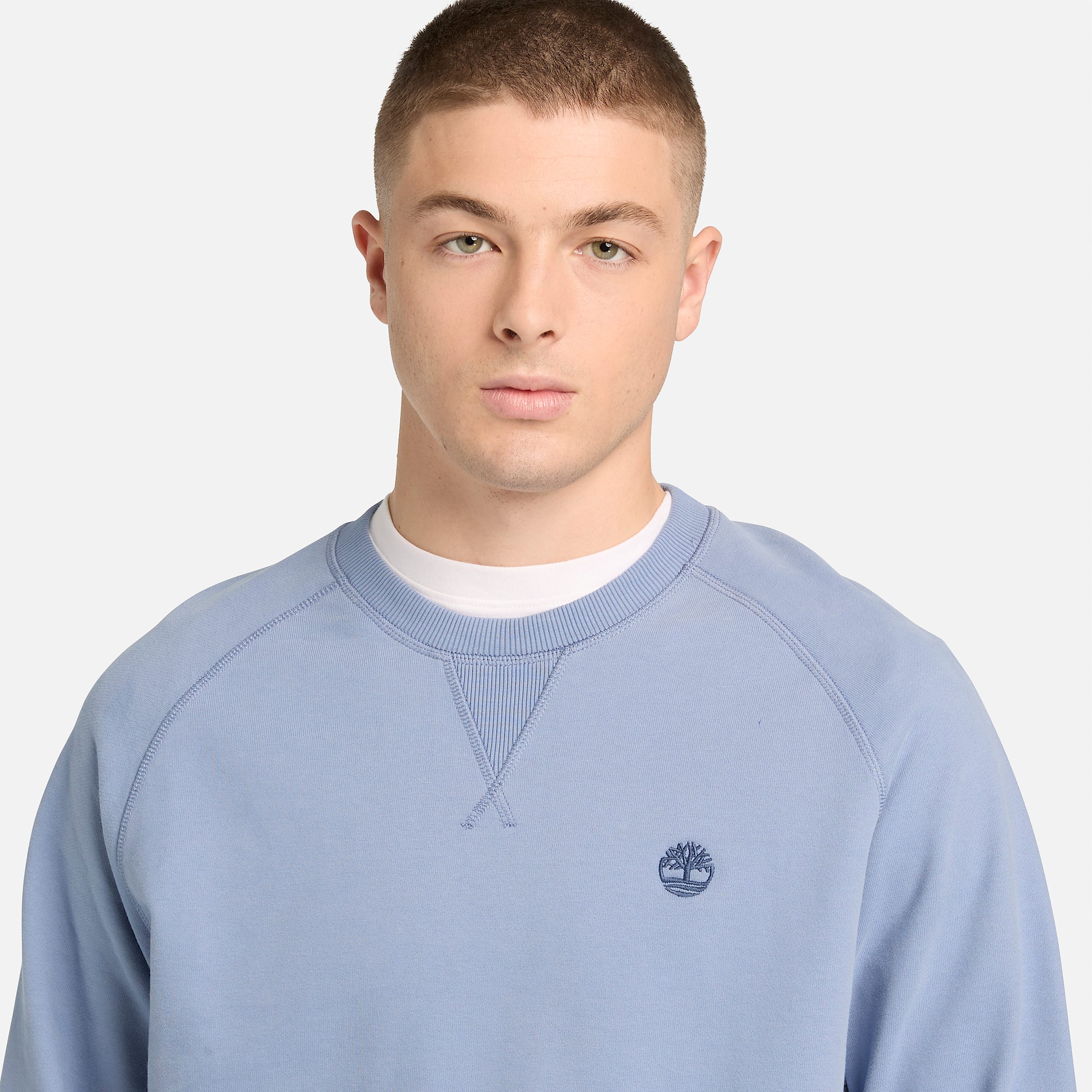 Mens Exeter River Crewneck Sweatshirt TBL Stone Wash ALT3