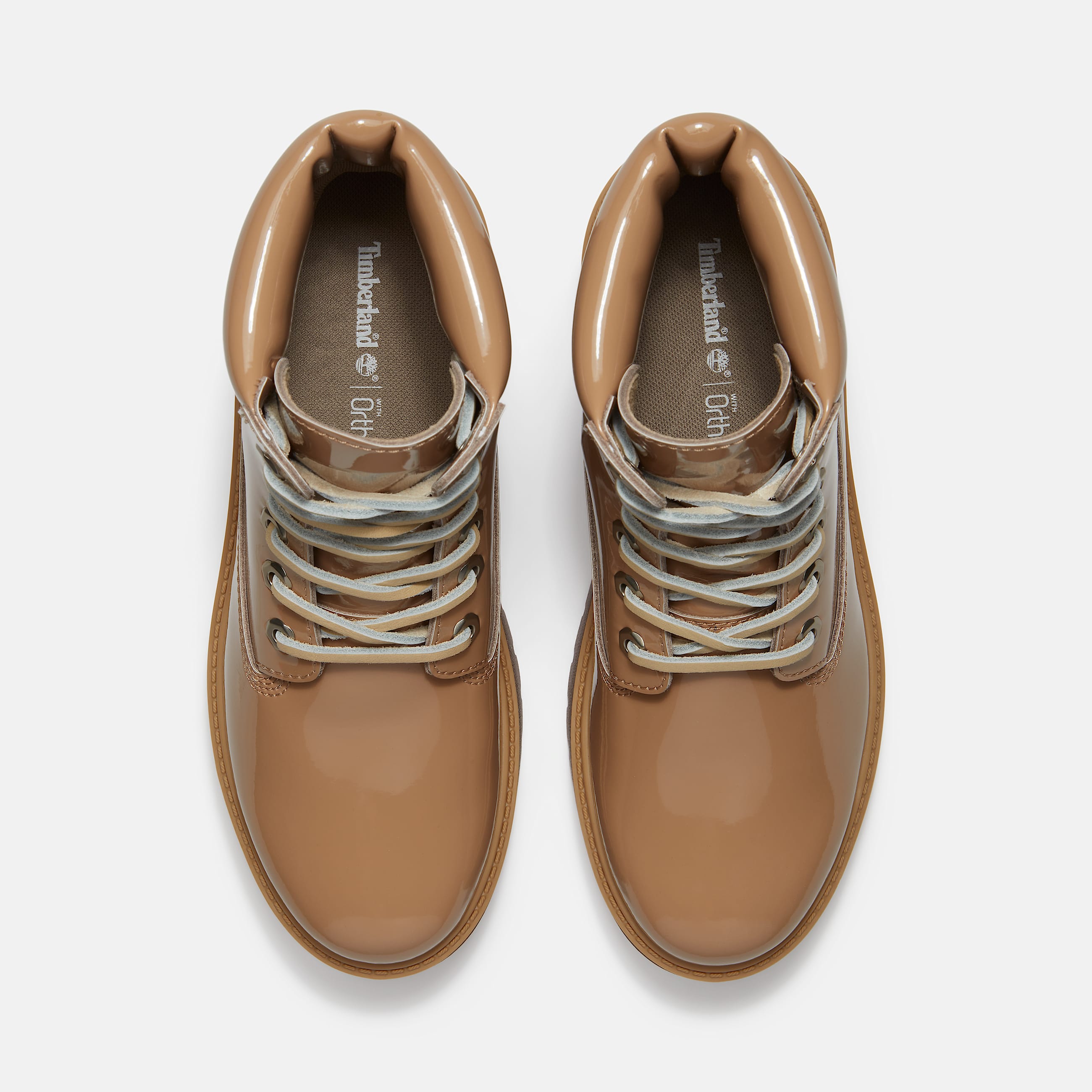 Womens Stone Street 6Inch Waterproof Platform Boot TBL Beige Patent Leather ALT2