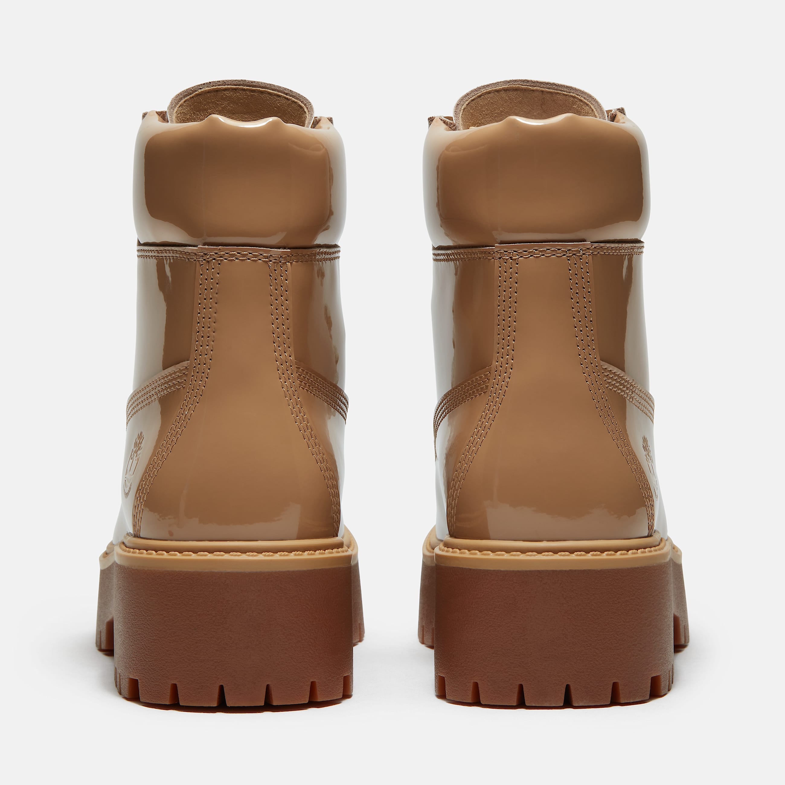 Womens Stone Street 6Inch Waterproof Platform Boot TBL Beige Patent Leather ALT5