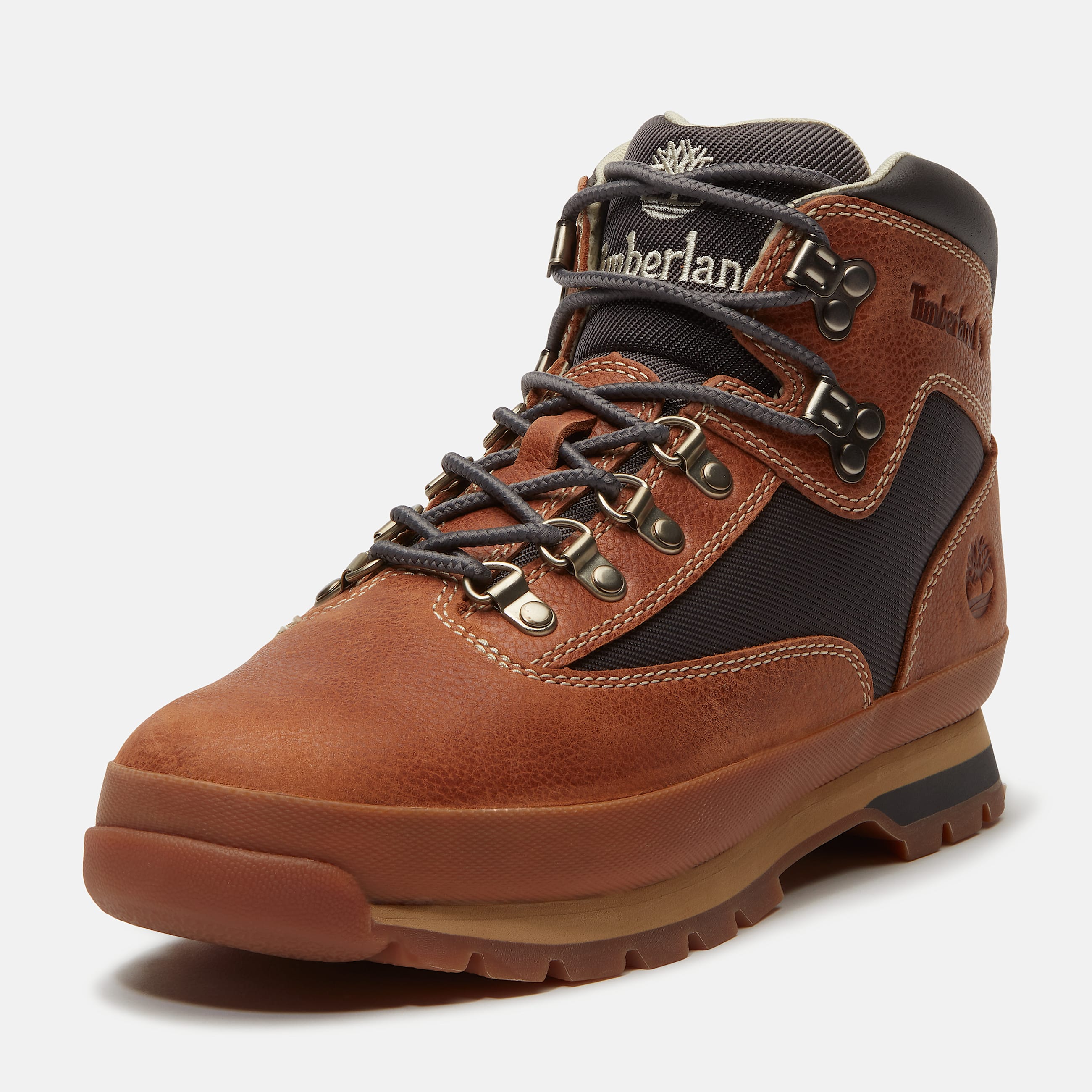 Mens Timberland Road Trip Euro Hiker Boot TBL Rust FullGrainDark Grey ALT10