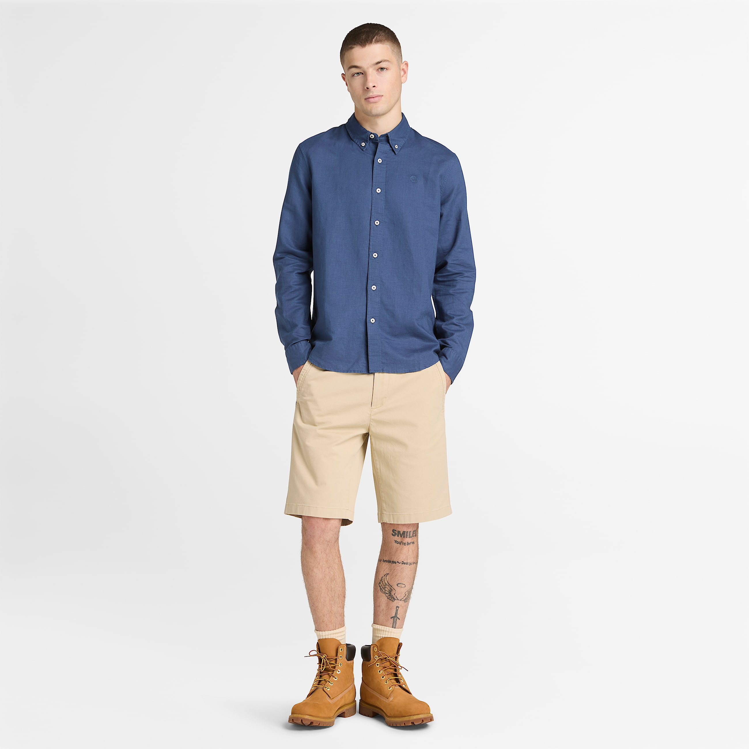 Mens Topsfield Twill Chino Short TBL Tan ALT2