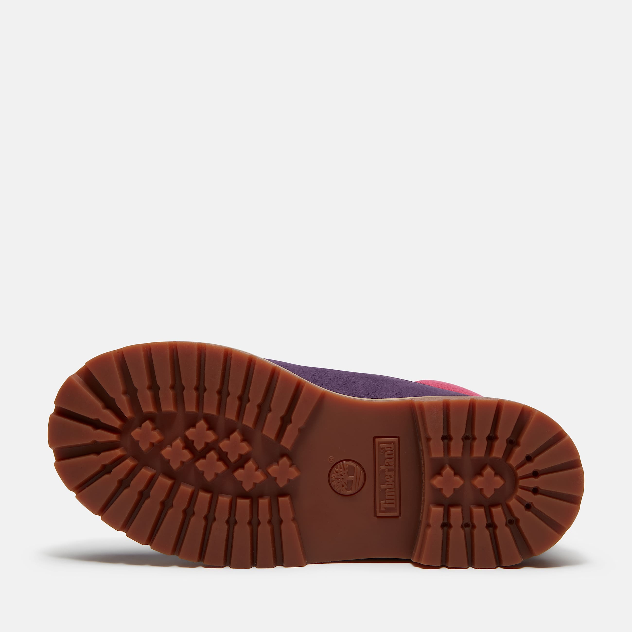 Junior Timberland Premium 6Inch Waterproof Boot TBL Dark Purple NubuckPink ALT3