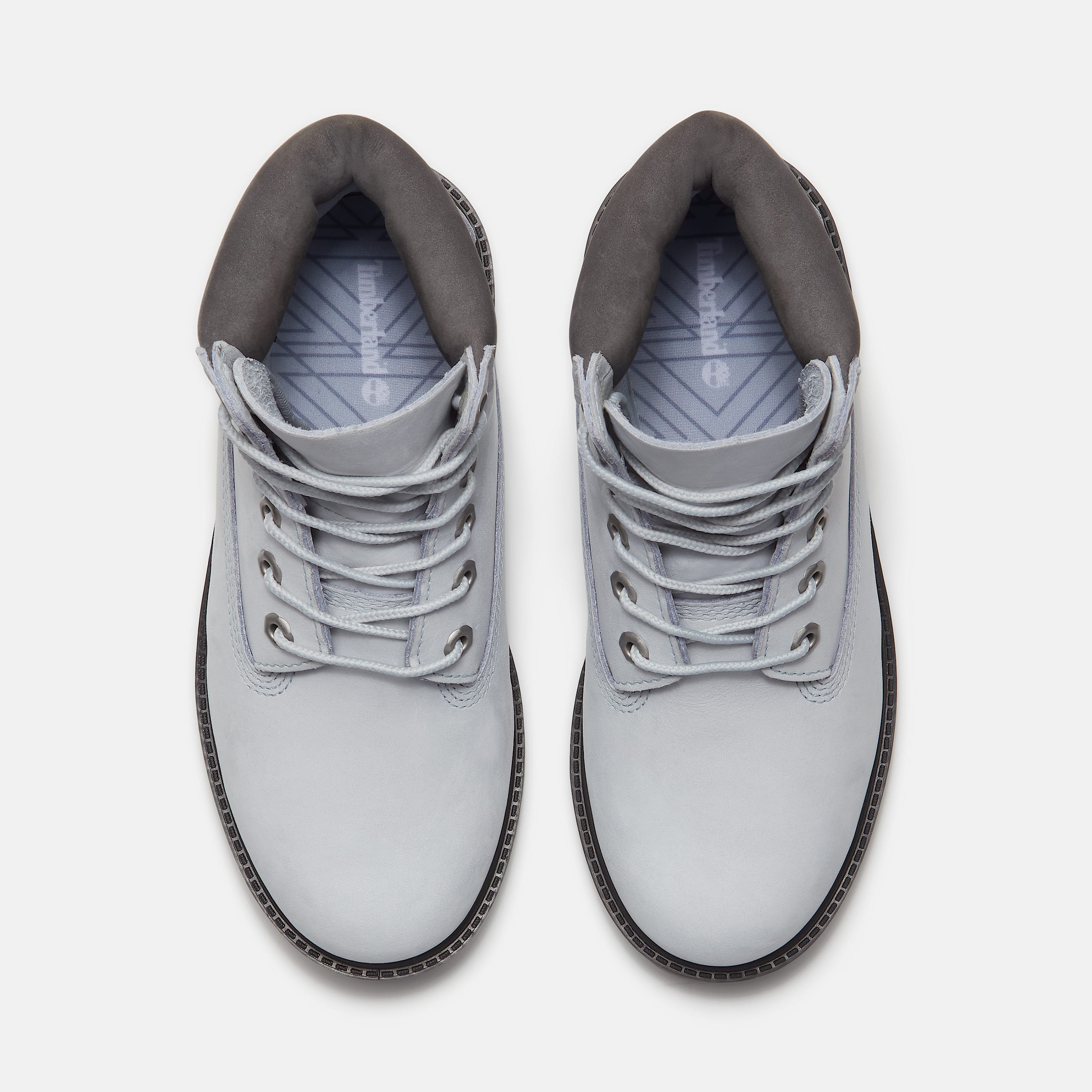 Junior Timberland Alpine Glacier 6Inch Waterproof Boot TBL Glacier Grey Nubuck ALT2