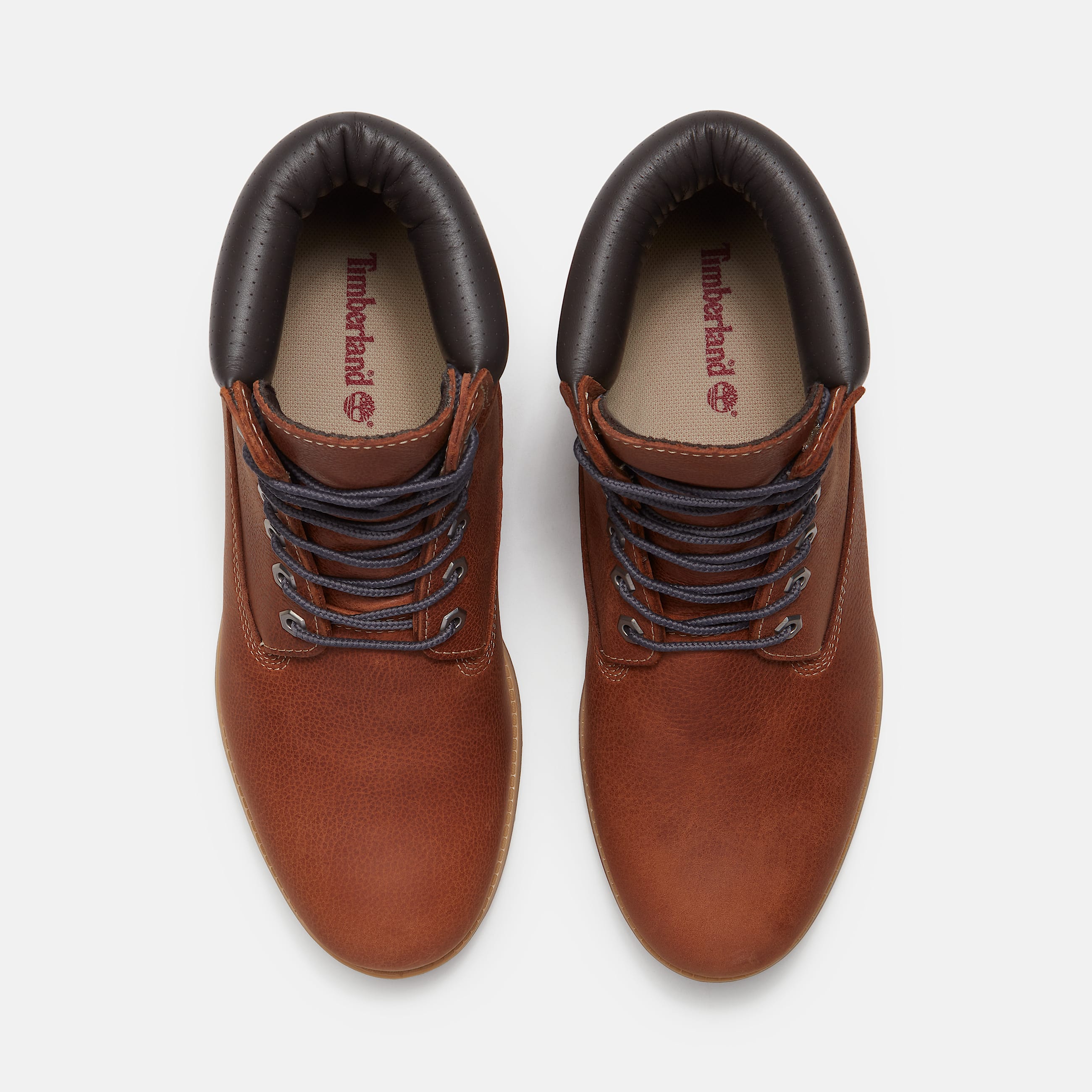 Mens Timberland Road Trip Premium 6Inch Waterproof Boot TBL Rust FullGrainDark Grey ALT2