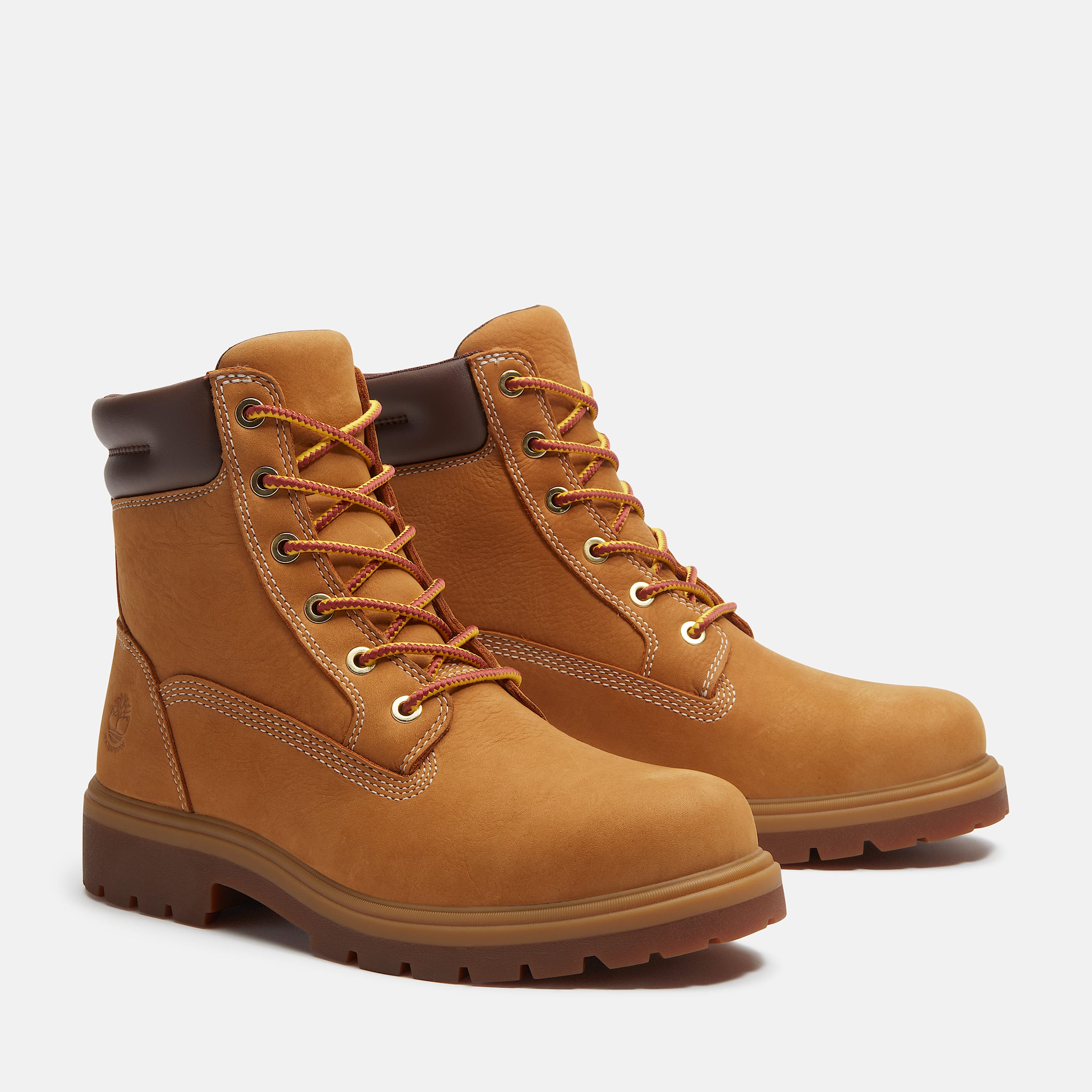 Womens Auburn Falls 6Inch Waterproof Boot TBL Wheat Nubuck ALT4
