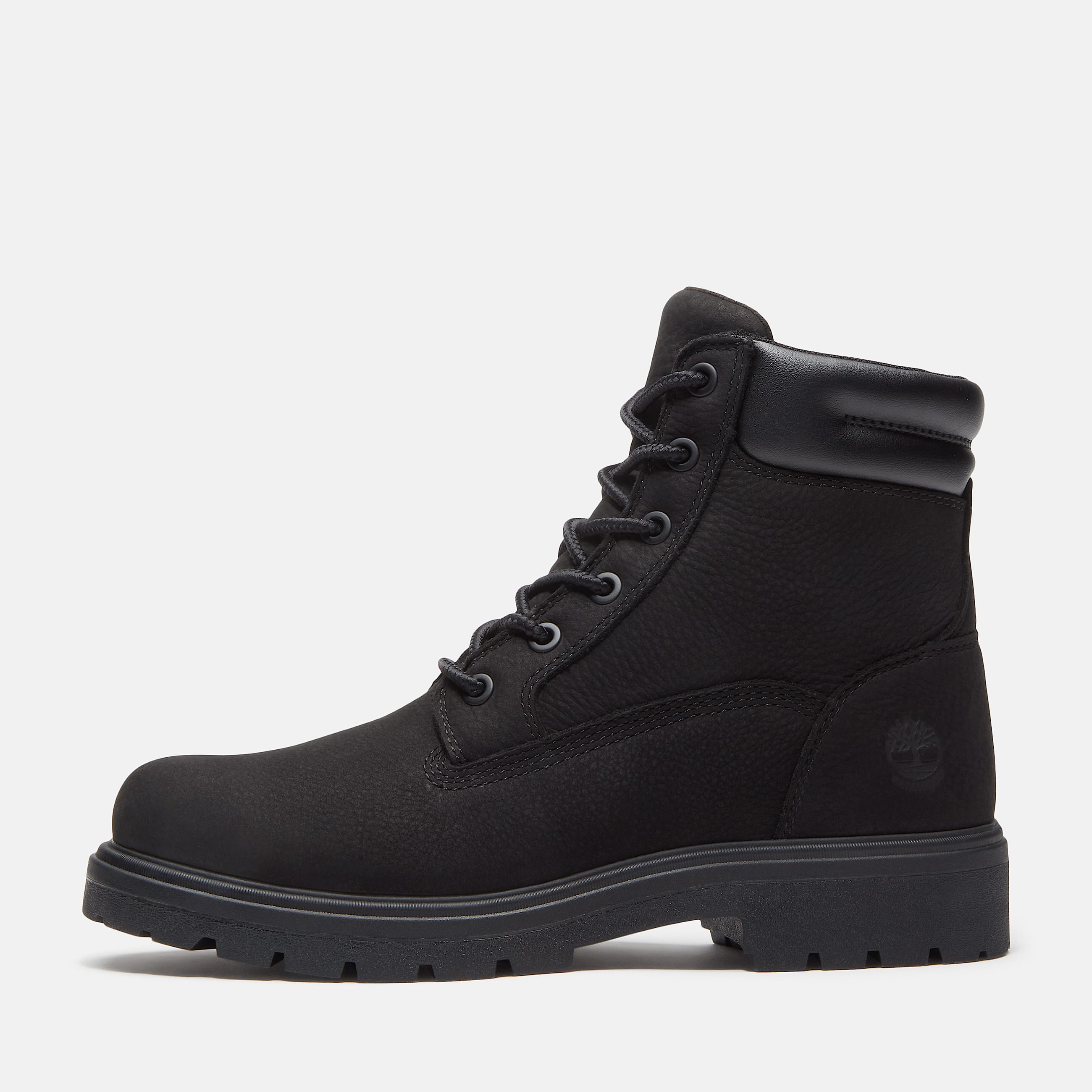 Womens Auburn Falls 6Inch Waterproof Boot TBL Black Nubuck ALT10