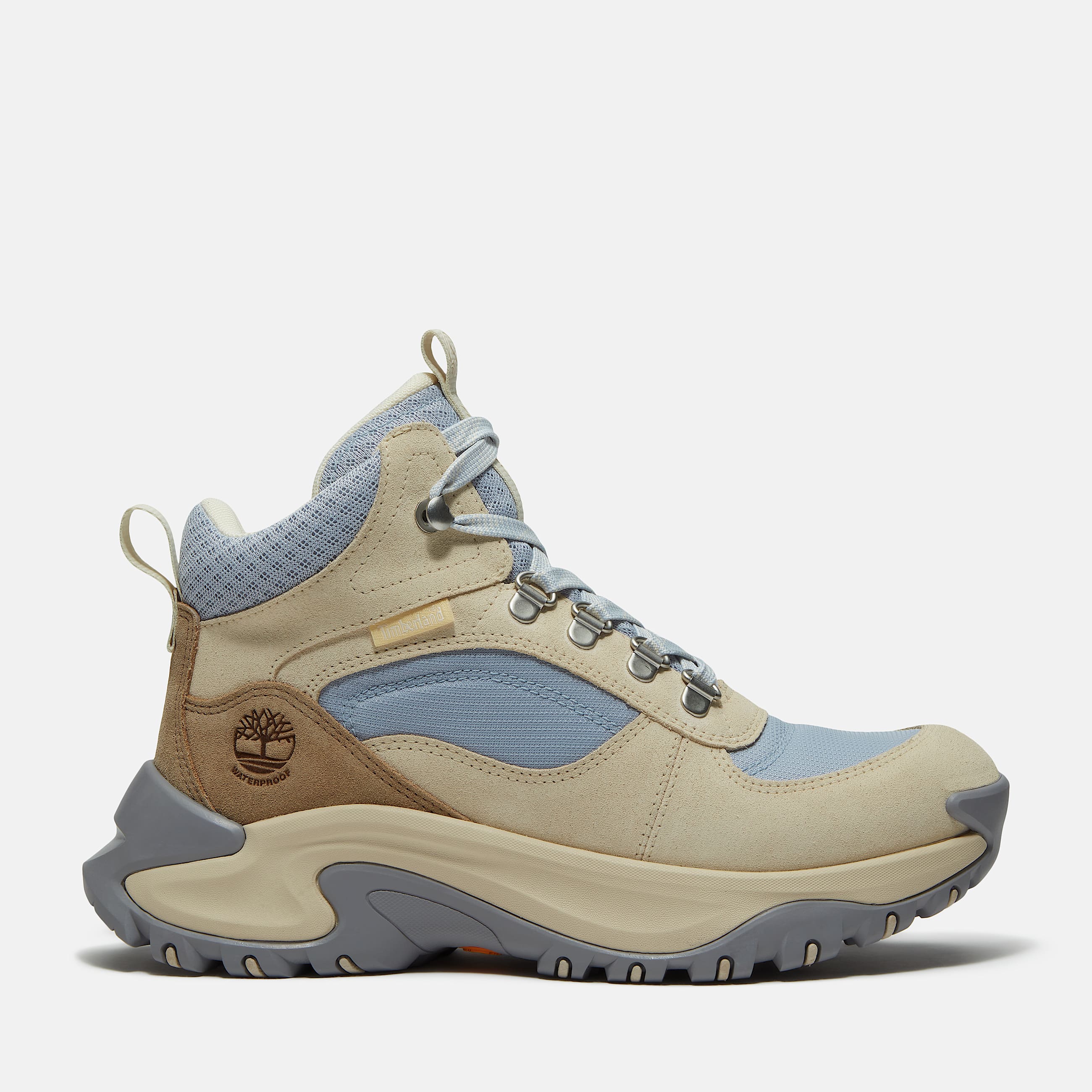 Womens Mt Maddsen Peak Mid Waterproof Hiking Boot TBL Light Beige Suede HERO