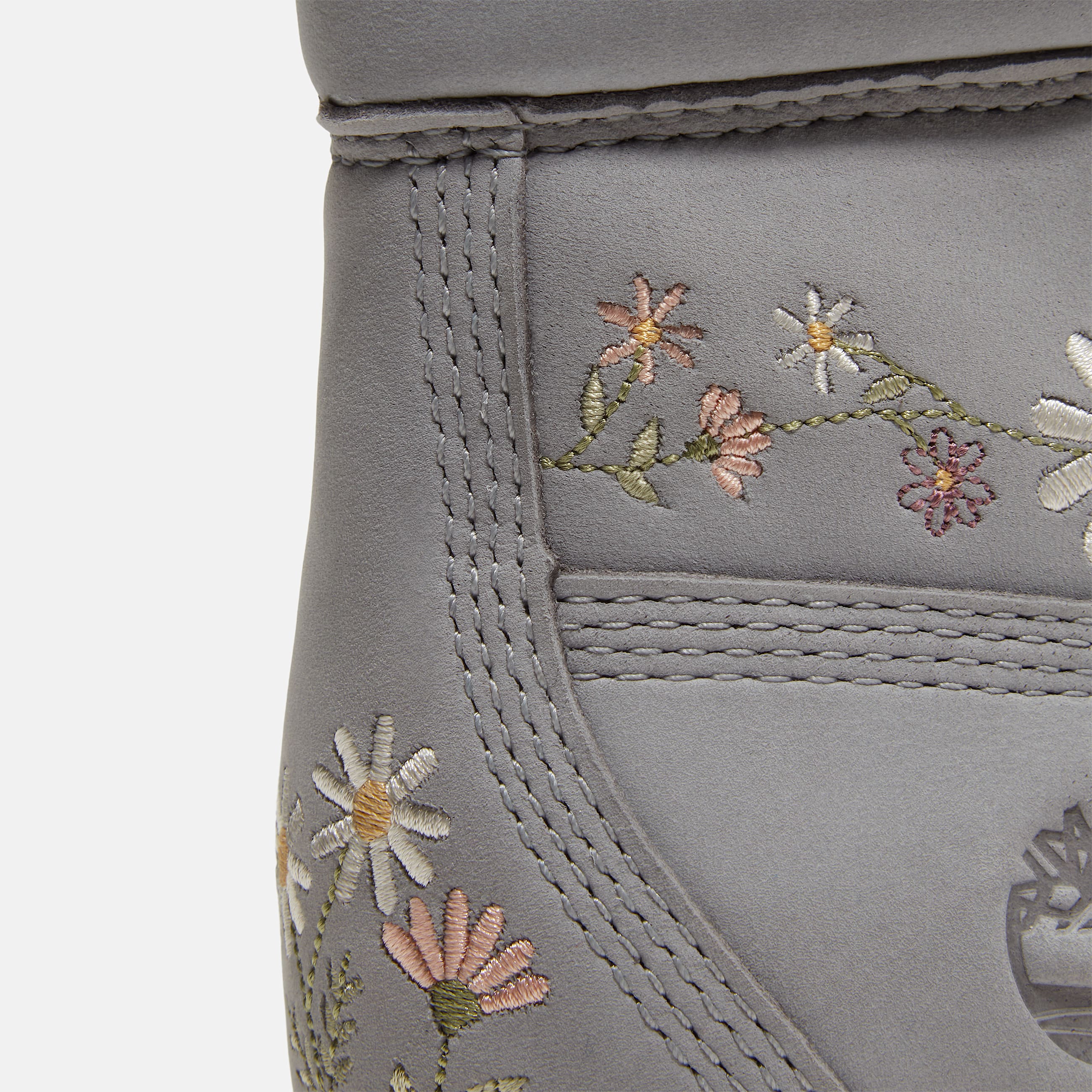 Womens Timberland Premium 6Inch Waterproof Boot TBL Light Grey Nubuck ALT7