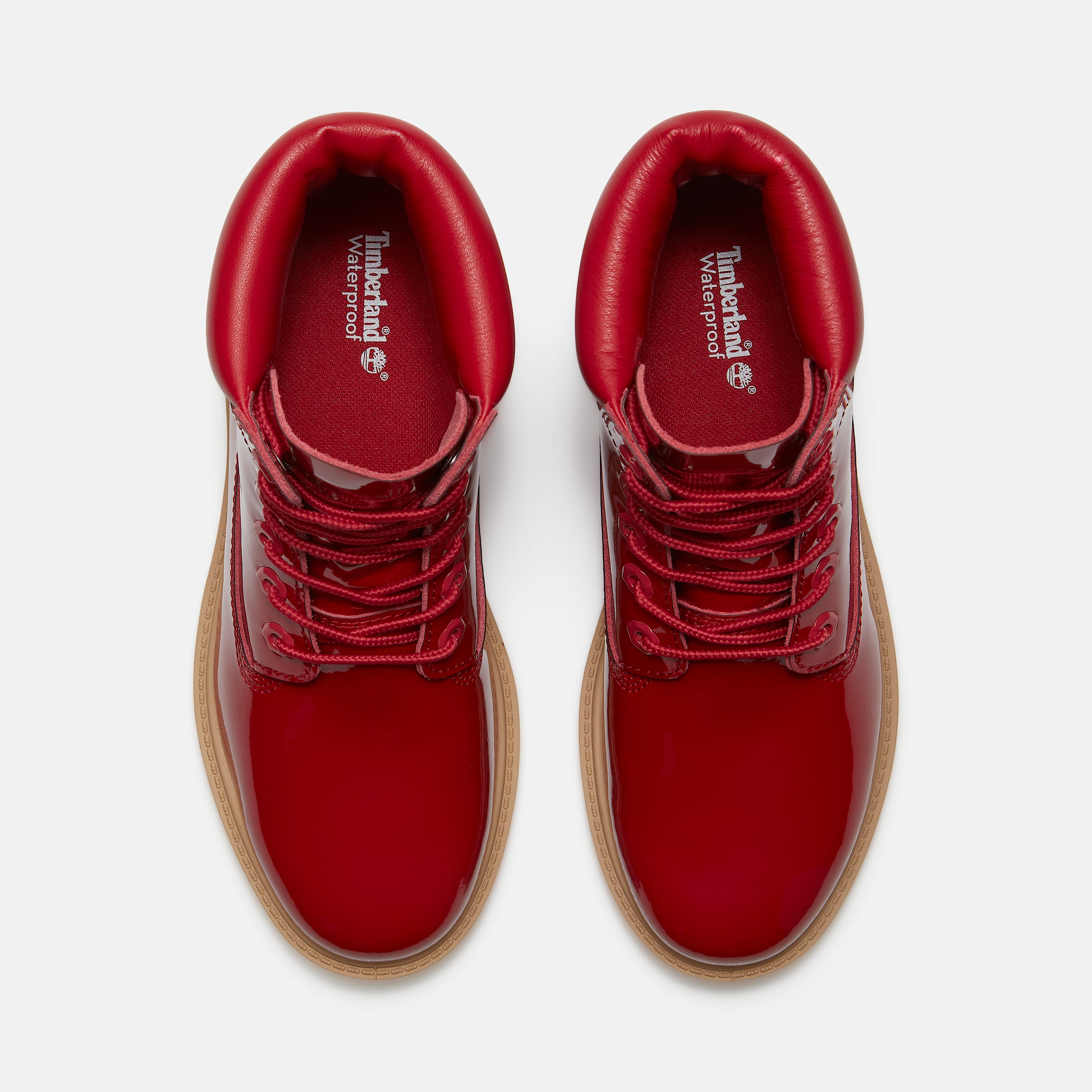 Womens Patent Leather Premium 6Inch Waterproof Boot TBL Red Patent Leather ALT2