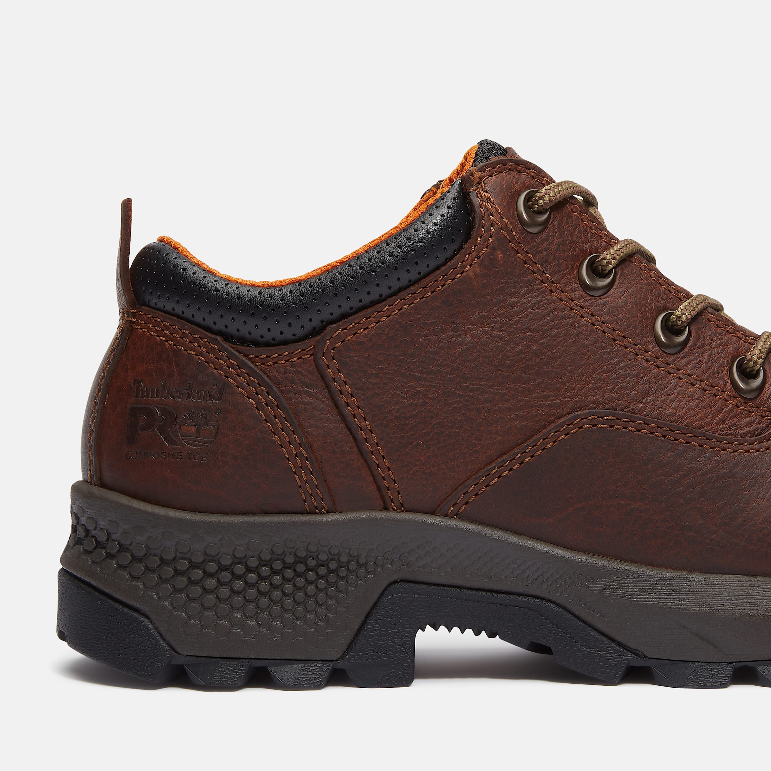 Womens Timberland PRO TiTAN EV Oxford CompToe EH Work Boot TBL Medium Brown FullGrain ALT7