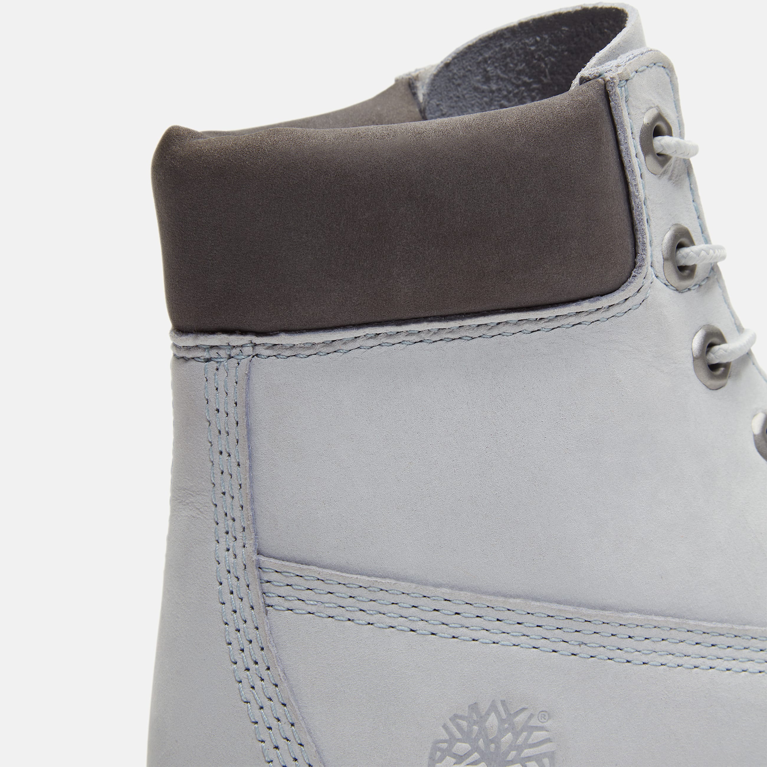 Youth Timberland Alpine Glacier 6Inch Waterproof Boot TBL Glacier Grey Nubuck ALT7