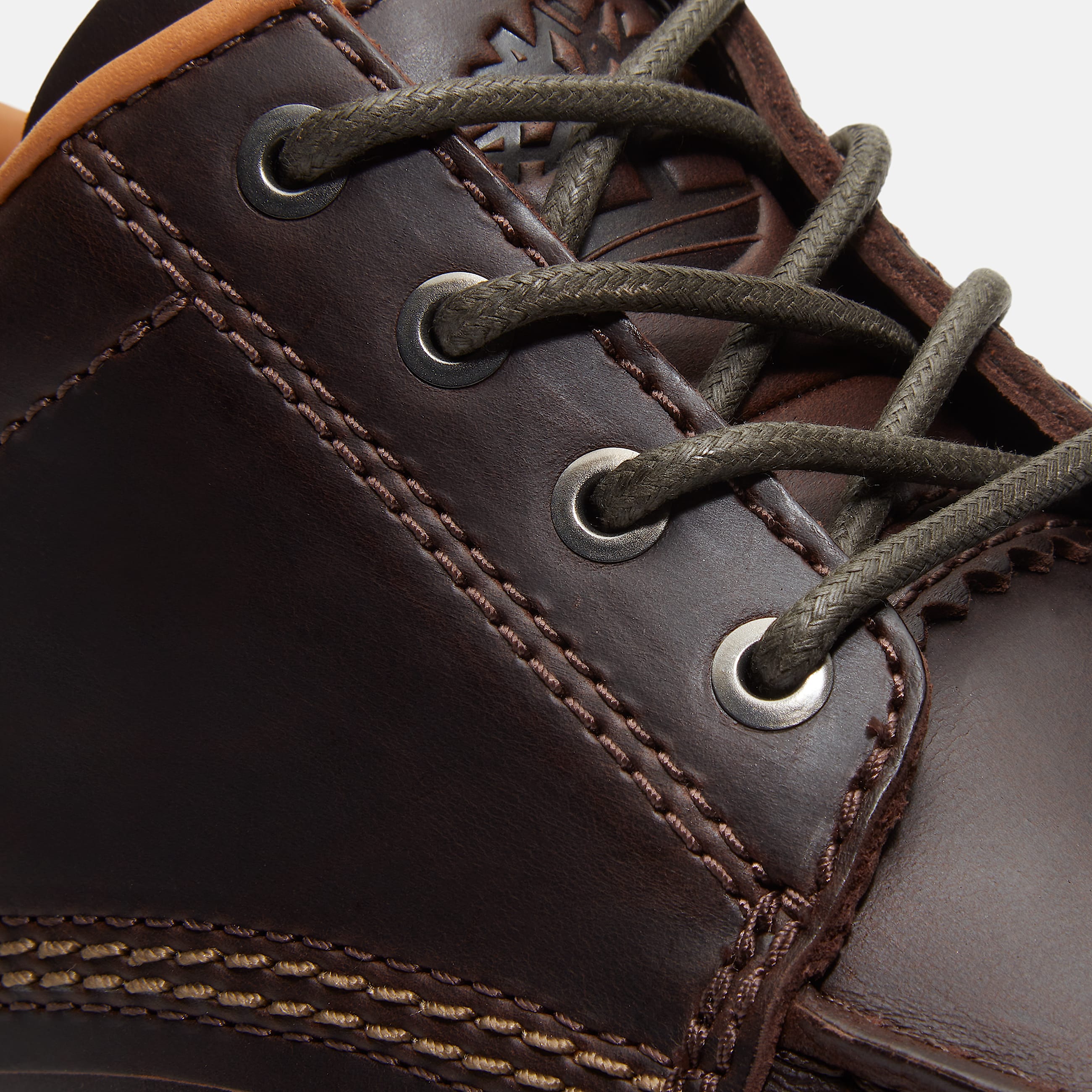 Mens Timberland Oak Forge Shoe TBL Dark Brown FullGrain ALT7