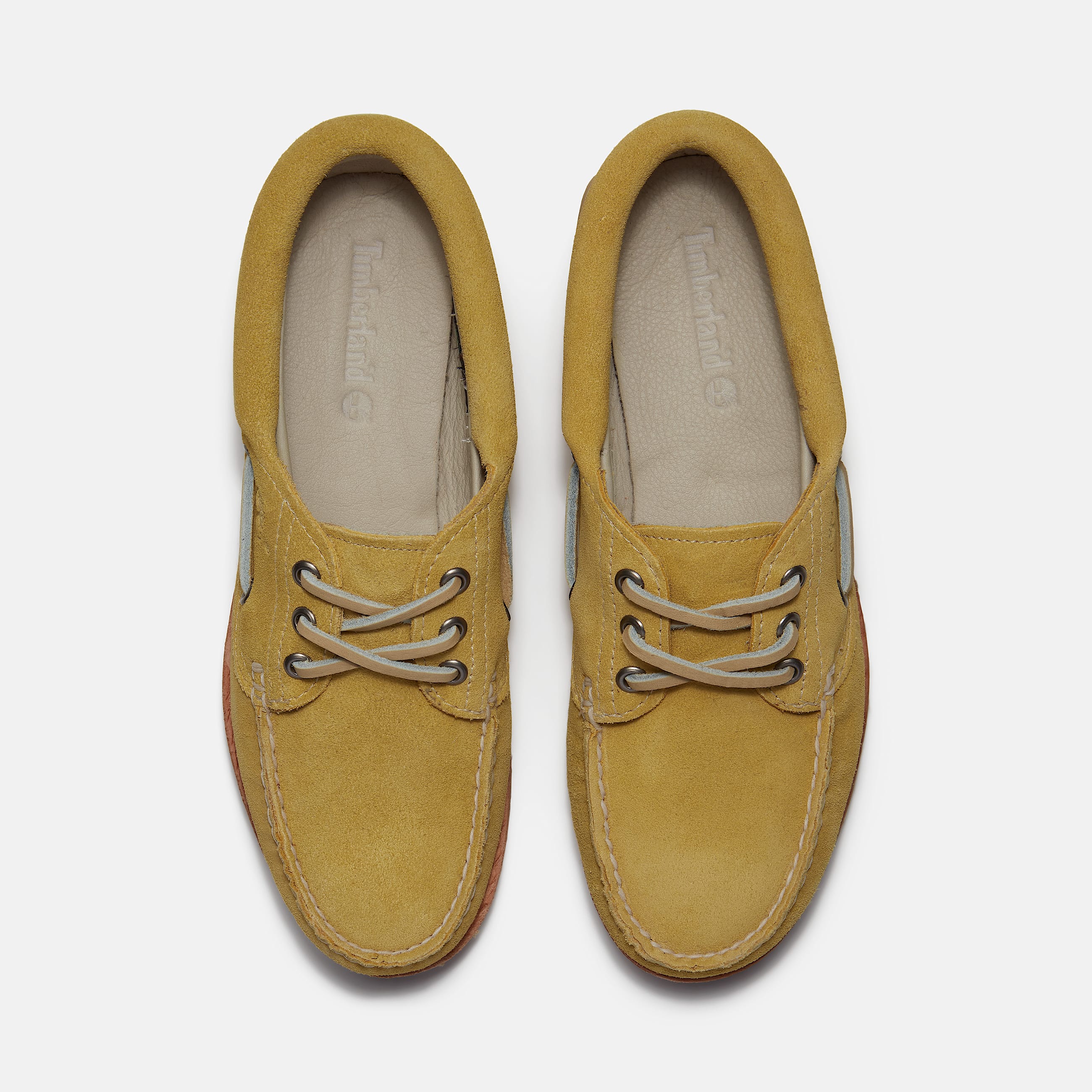 Womens Timberland Authentic Boat Shoe TBL Yellow Suede ALT2