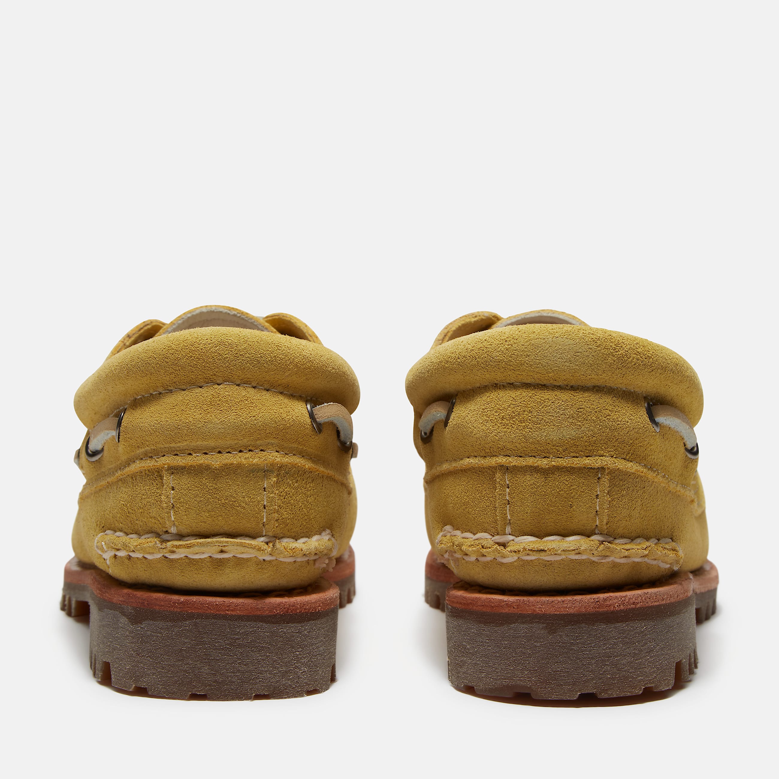 Womens Timberland Authentic Boat Shoe TBL Yellow Suede ALT5