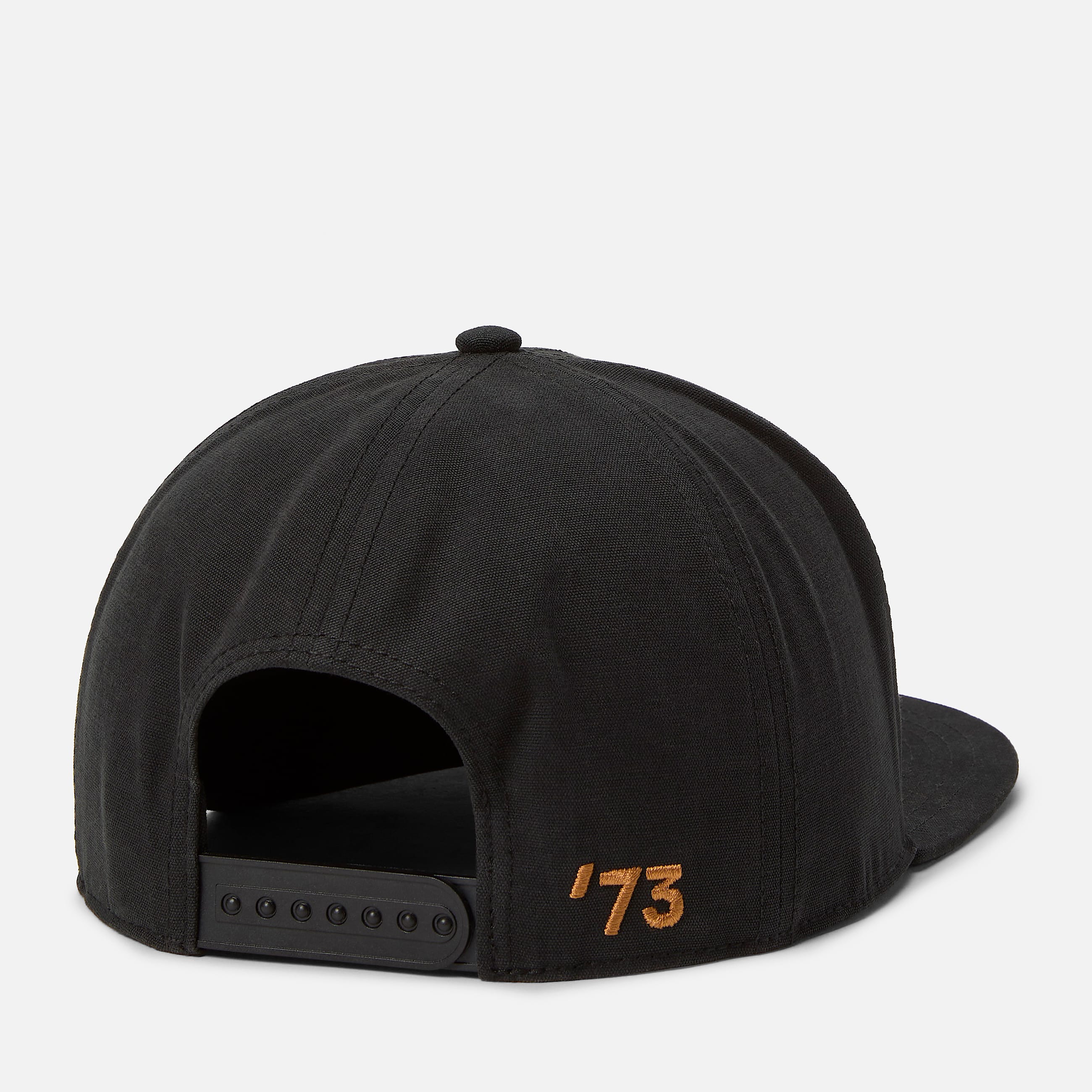Flat Brim Baseball Cap TBL Black ALT1