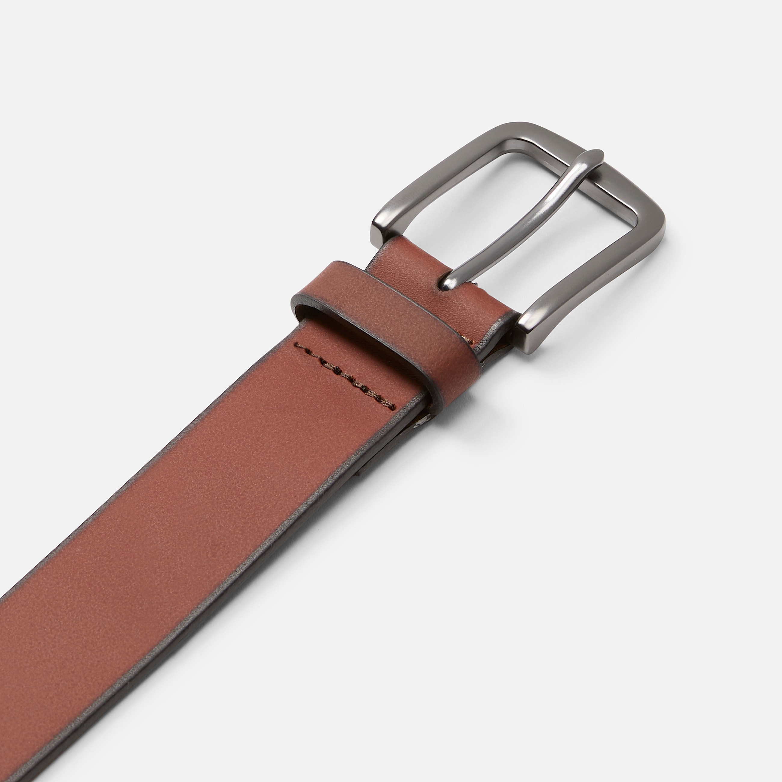 Mens Charleton 35mm Classic Leather Belt TBL Brown ALT1