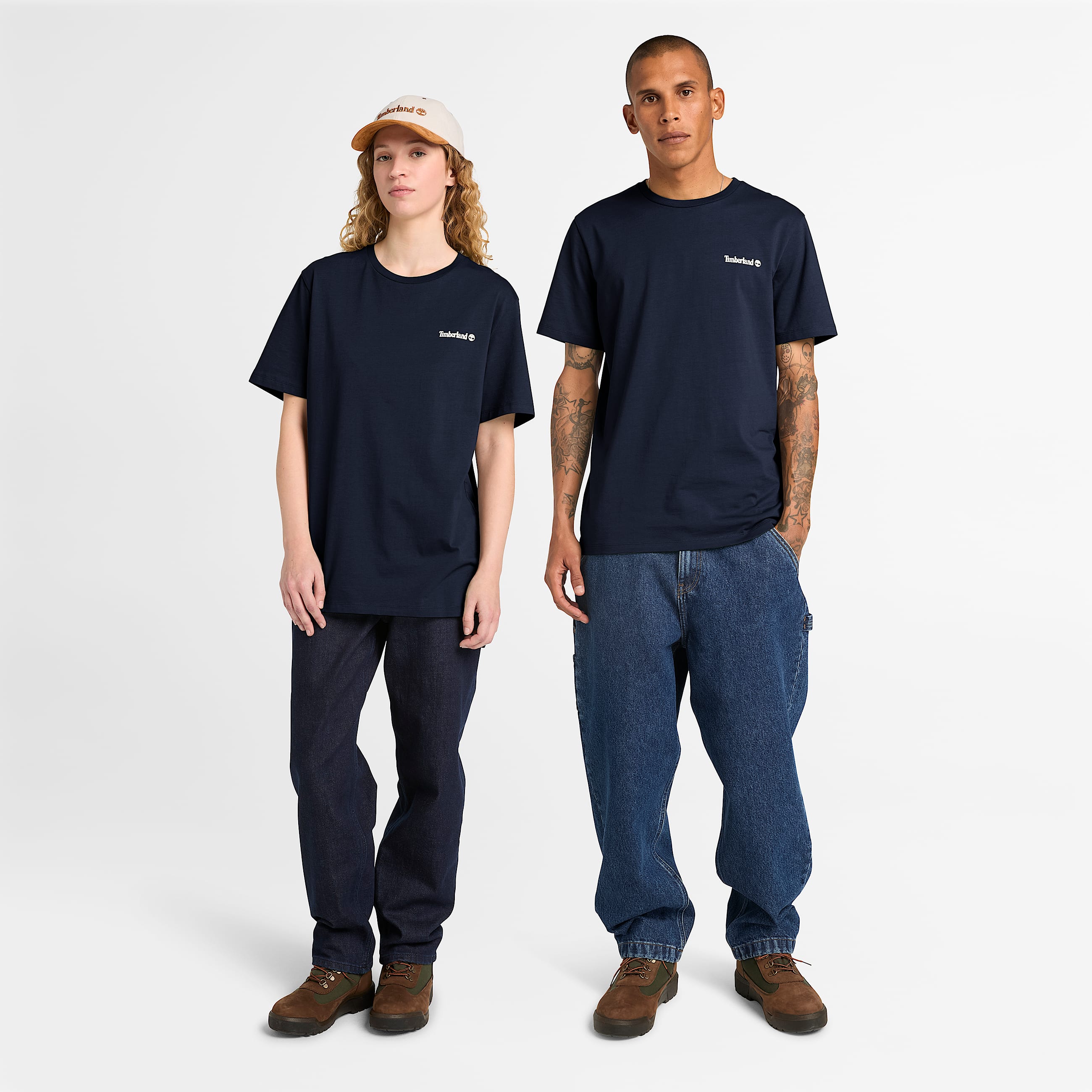 Front and Back Logo TShirt TBL Dark Sapphire ALT1