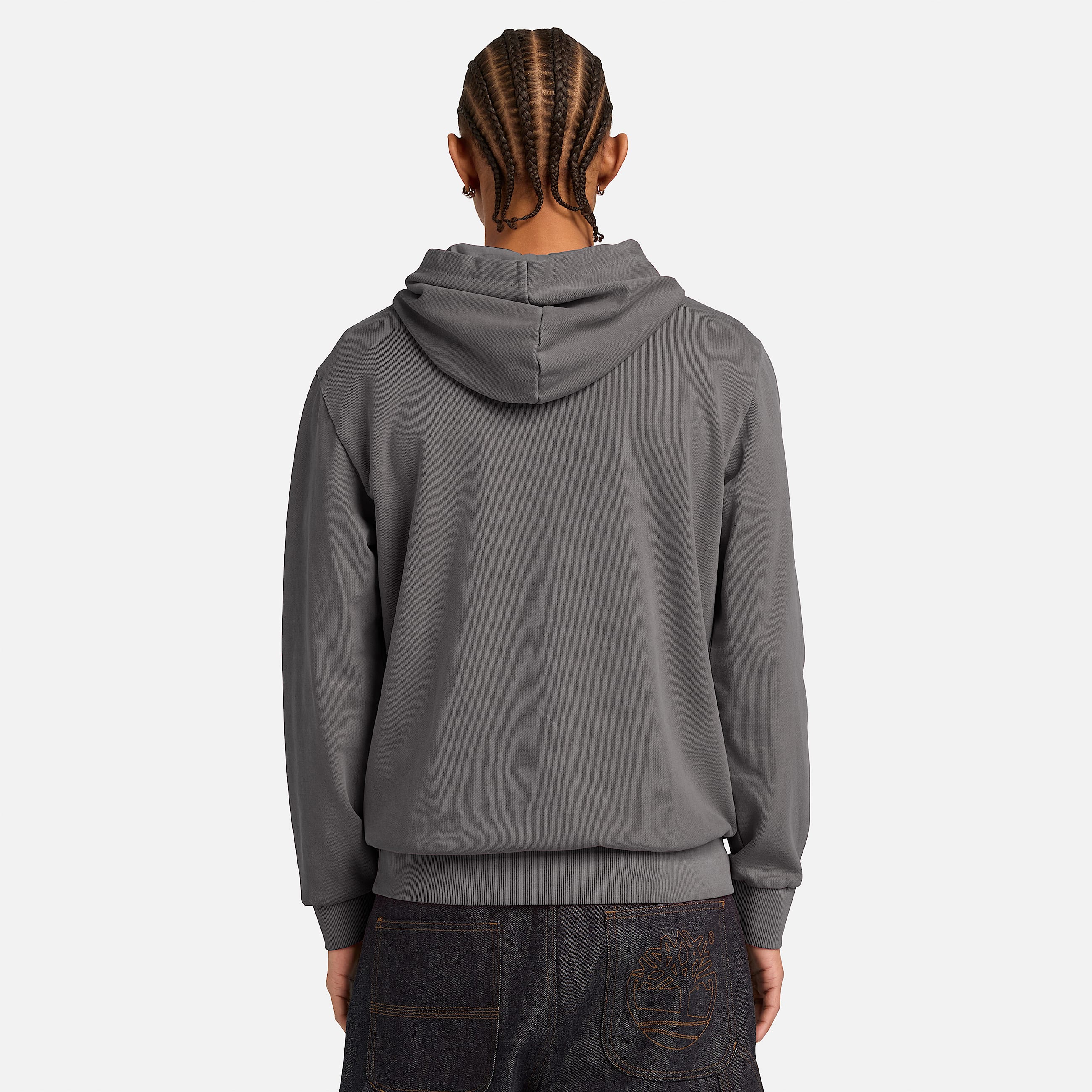 Mens GarmentDyed Hoodie TBL Blackened Pearl ALT8