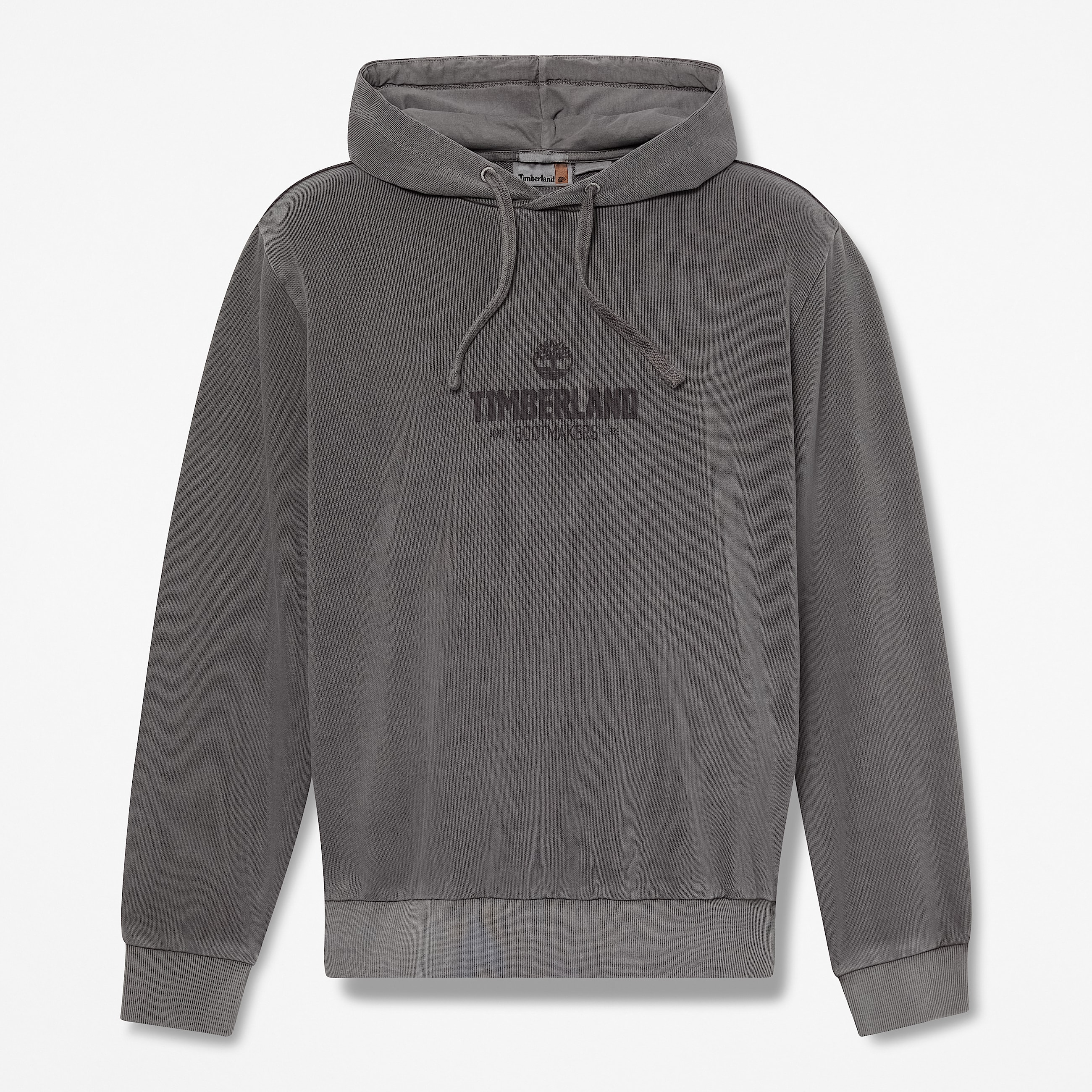 Mens GarmentDyed Hoodie TBL Blackened Pearl HERO