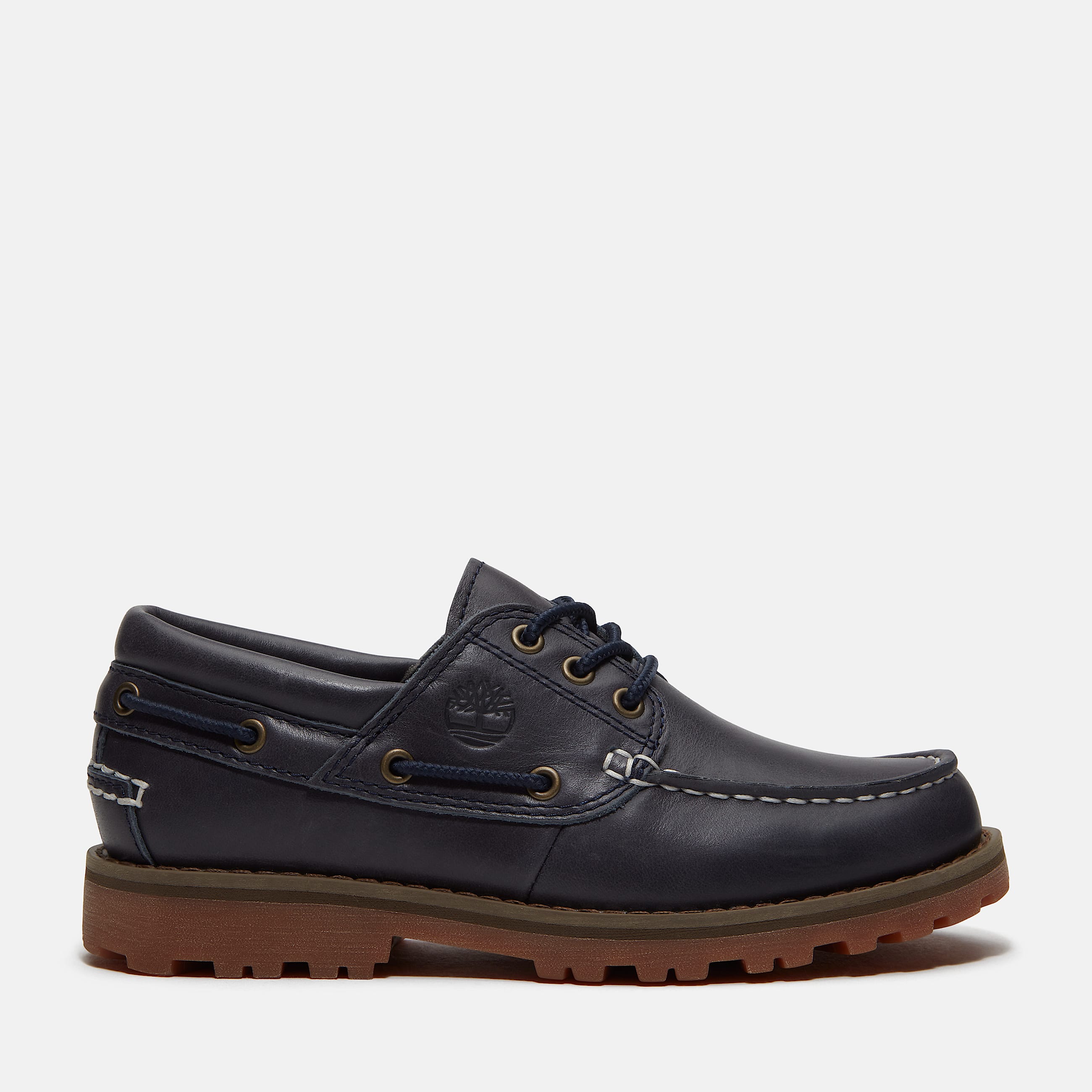 Junior Timberland Authentic Boat Shoe TBL Navy FullGrain HERO
