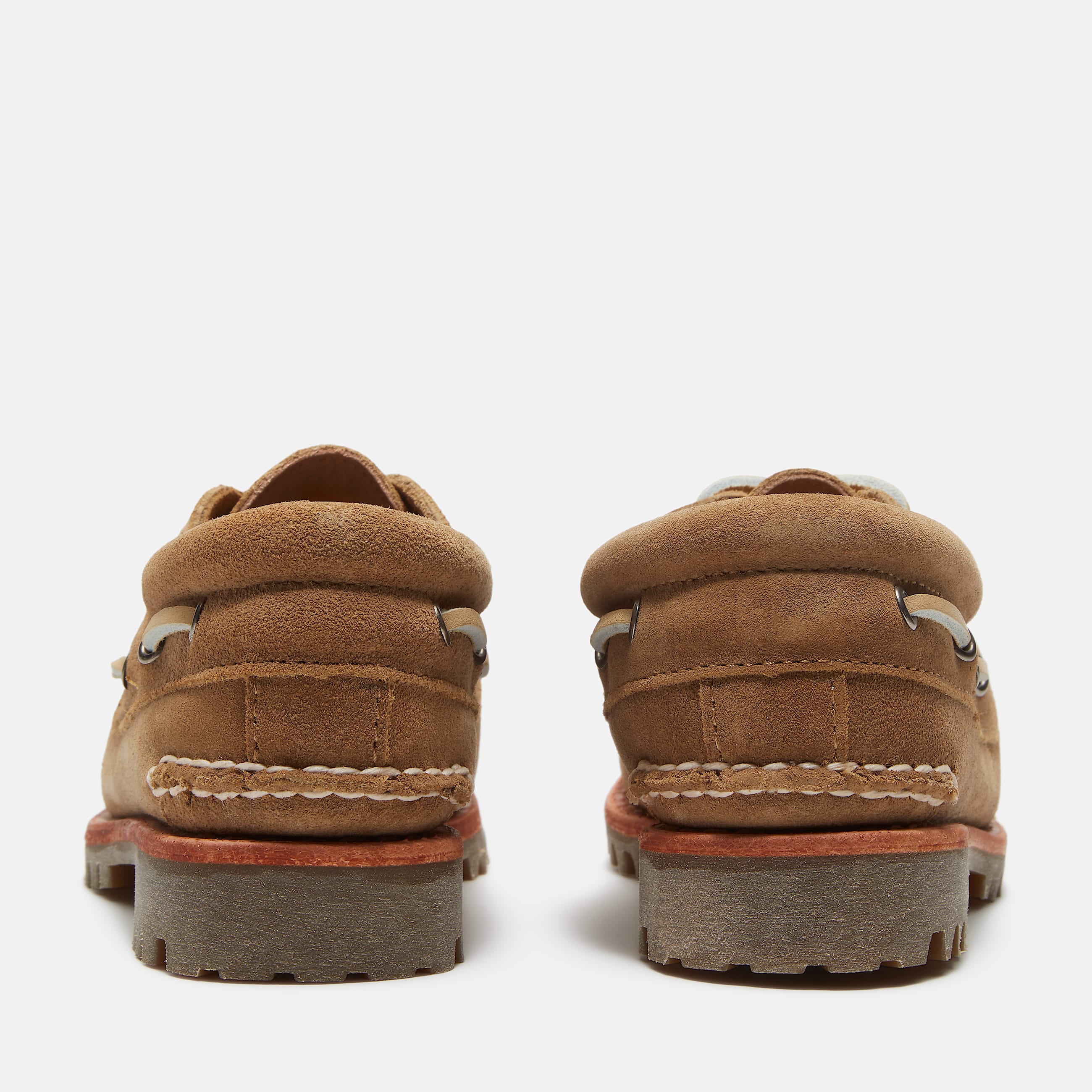 Womens Timberland Authentic Boat Shoe TBL Beige Suede ALT5