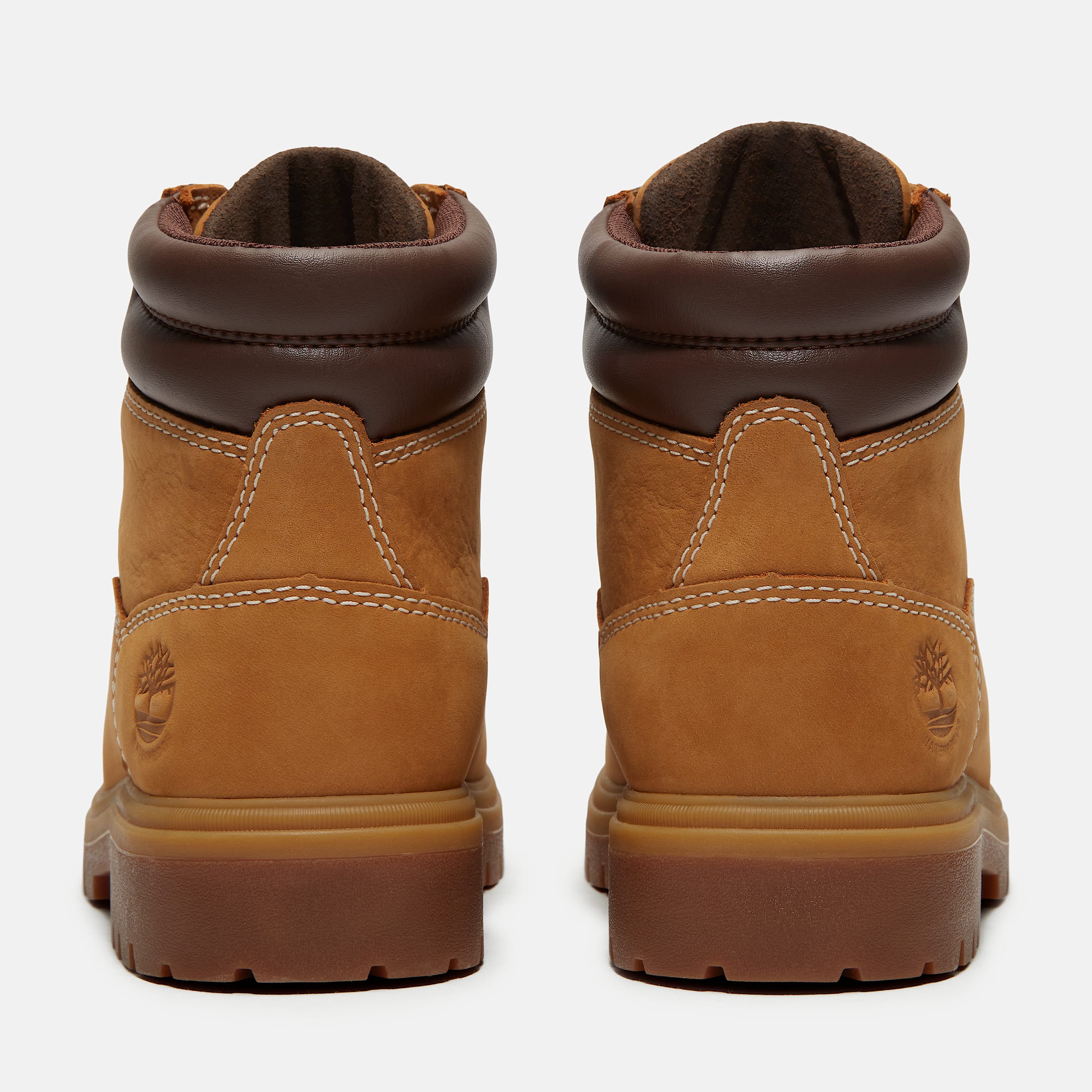 Youth Auburn Falls 6Inch Waterproof Boot TBL Wheat Nubuck ALT5