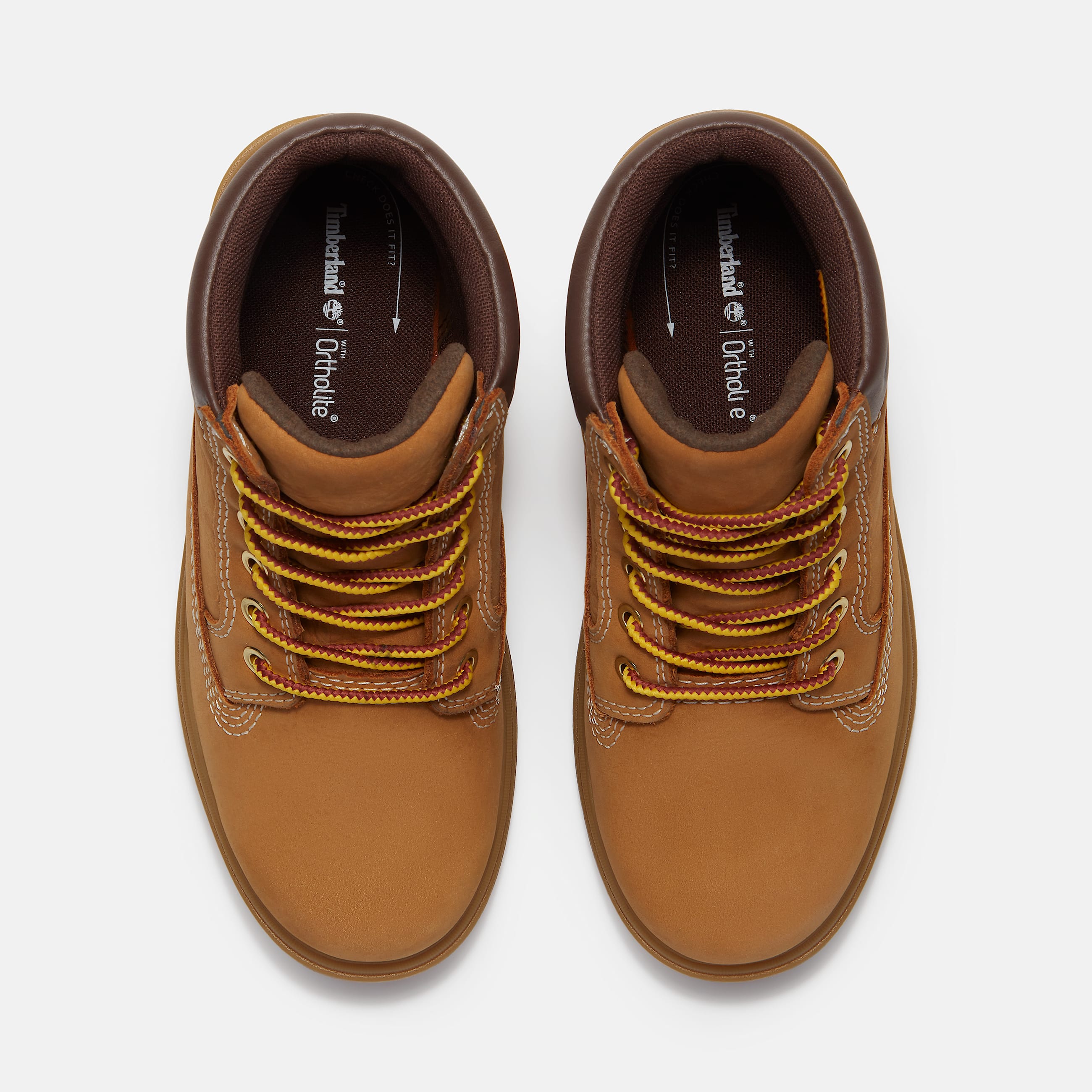 Youth Auburn Falls 6Inch Waterproof Boot TBL Wheat Nubuck ALT2