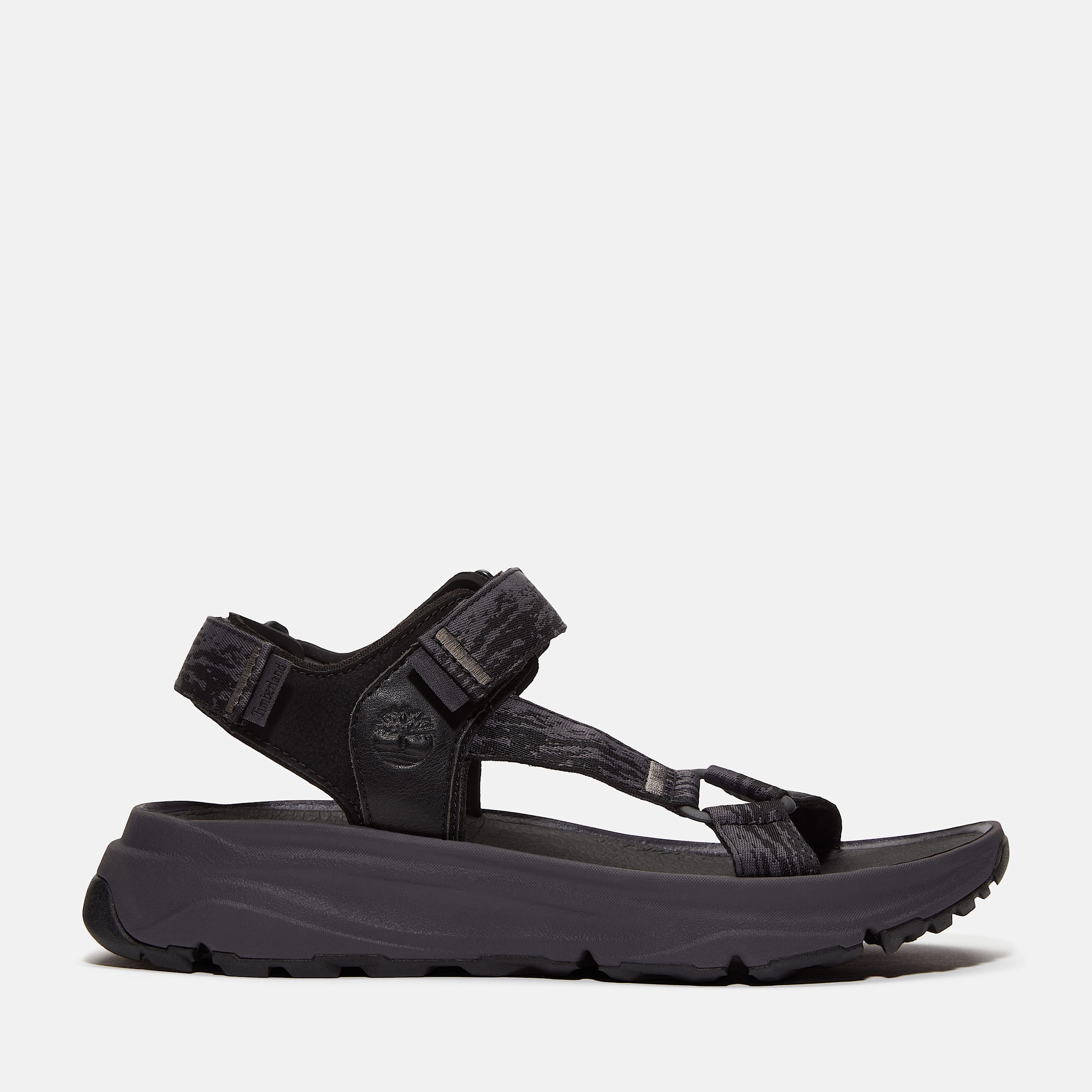 Womens Motion Dune Backstrap Sandal TBL Black Webbing HERO