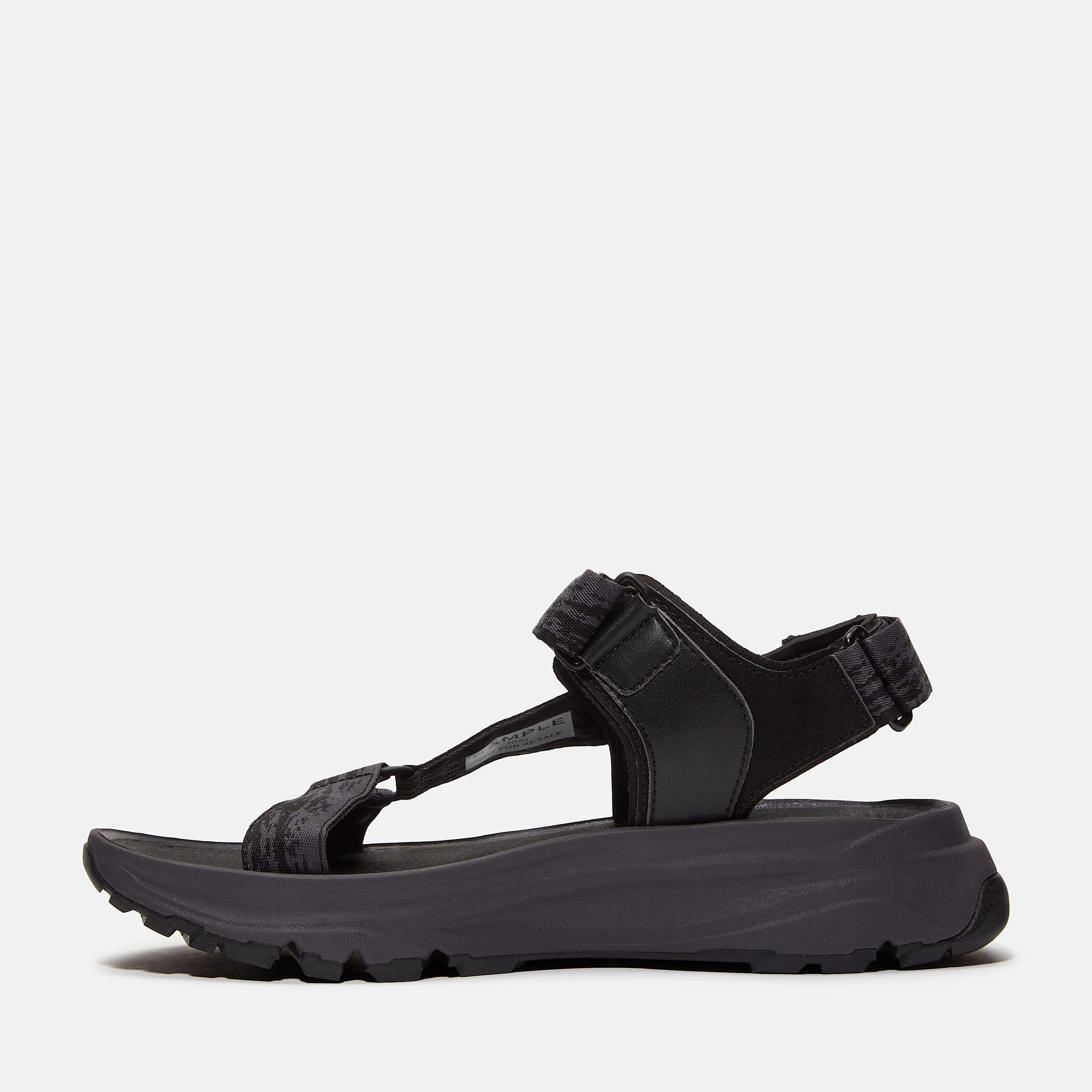 Womens Motion Dune Backstrap Sandal TBL Black Webbing ALT6