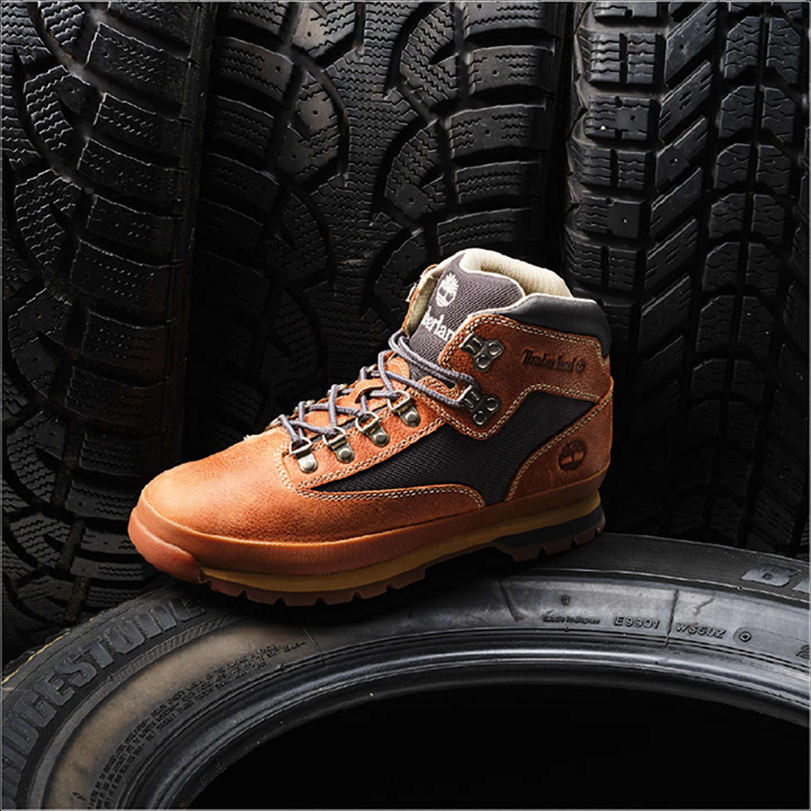 Mens Timberland Road Trip Euro Hiker Boot TBL Rust FullGrainDark Grey ALTA