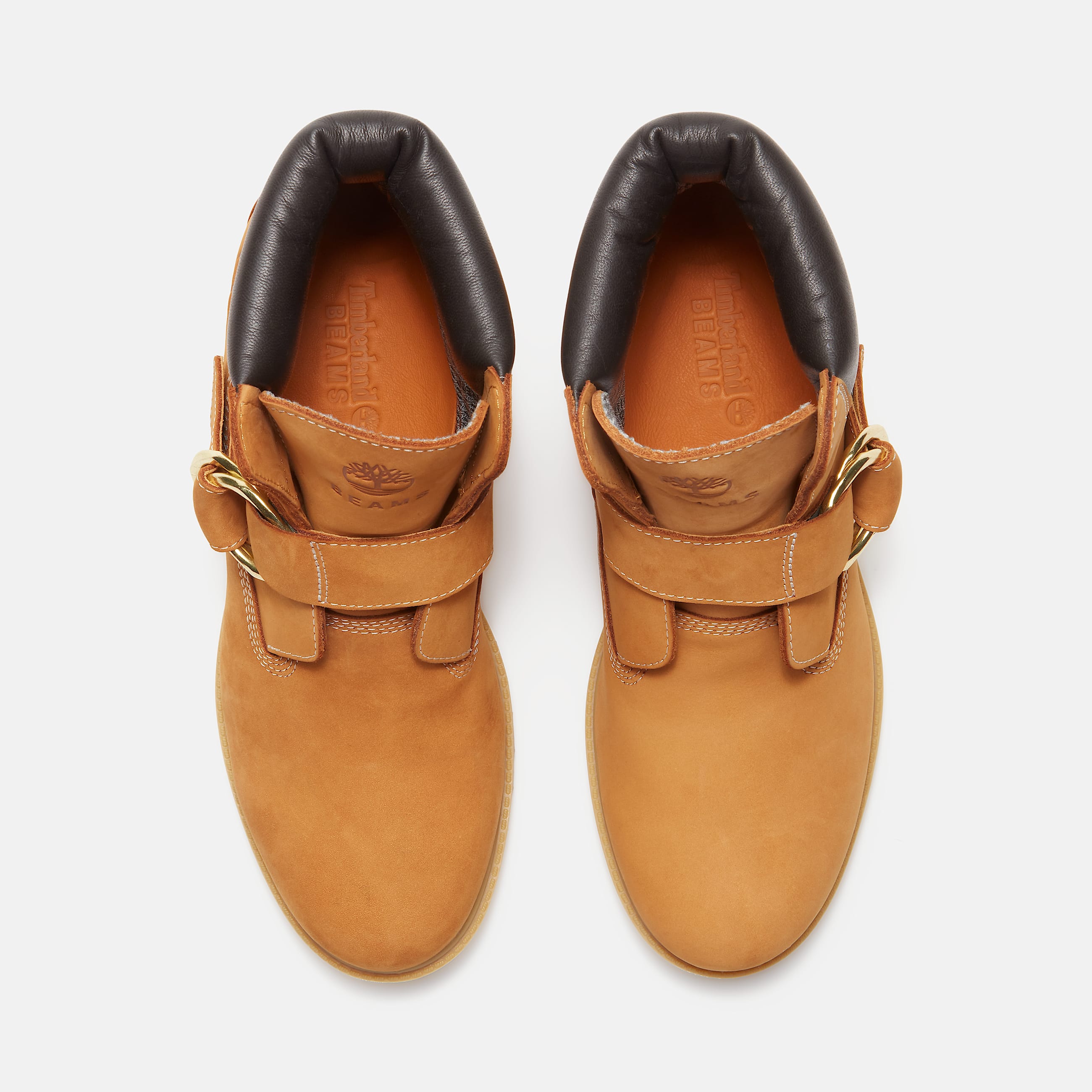 Mens Timberland x BEAMS Buckle Boot with GORETEX Membrane TBL Wheat NubuckBrown ALT2