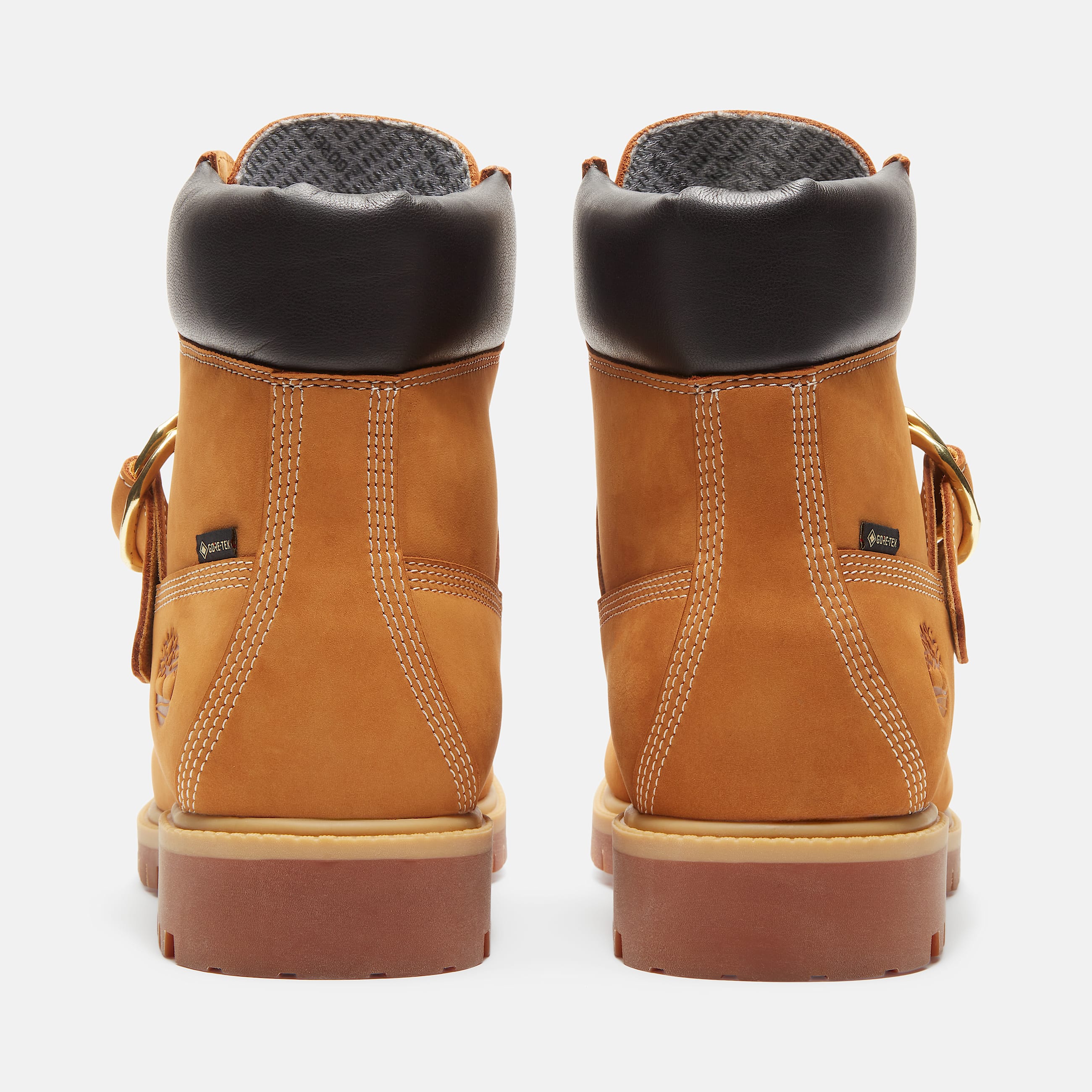Mens Timberland x BEAMS Buckle Boot with GORETEX Membrane TBL Wheat NubuckBrown ALT5