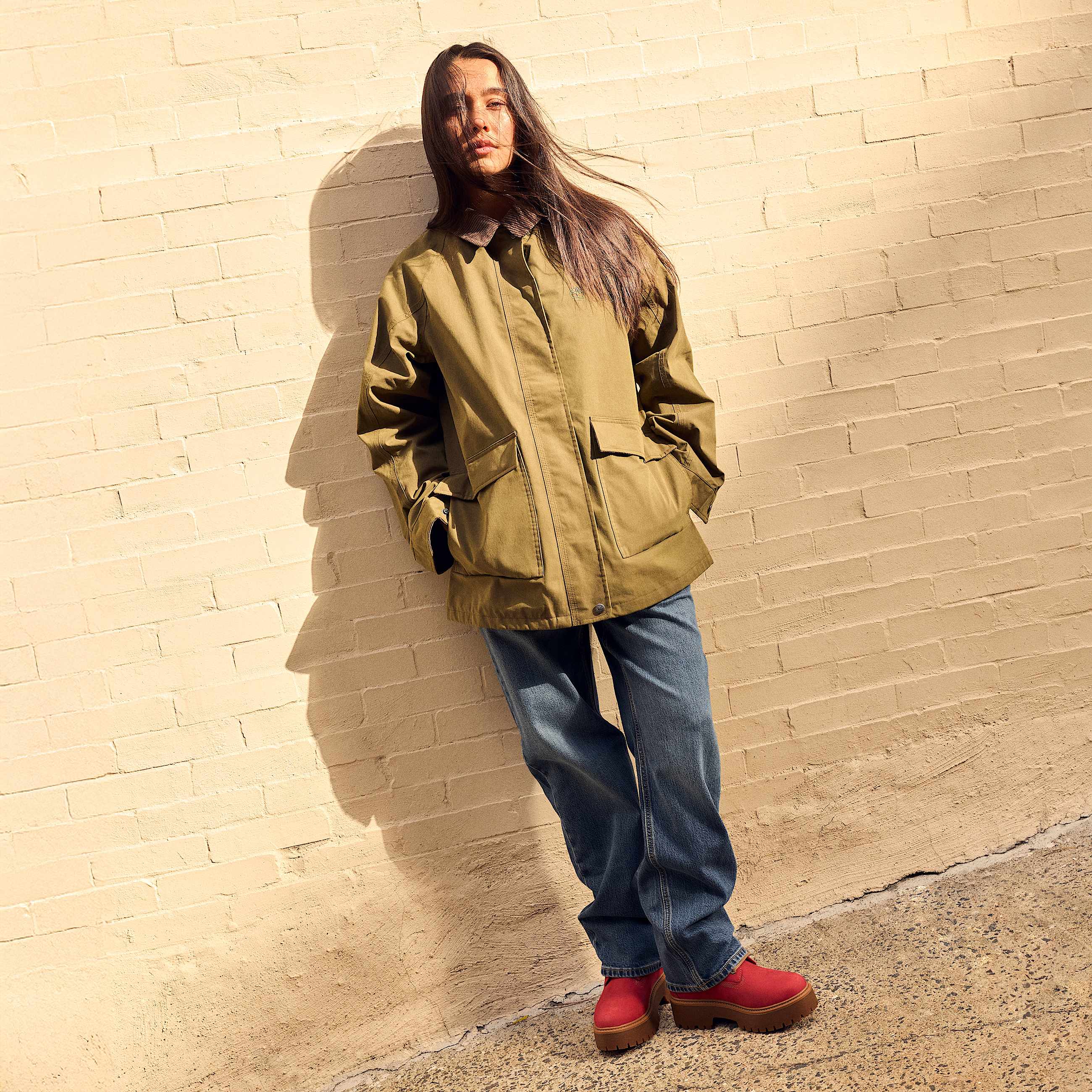 Womens Wenham Waterproof Barn Coat TBL Dark Olive ALTA