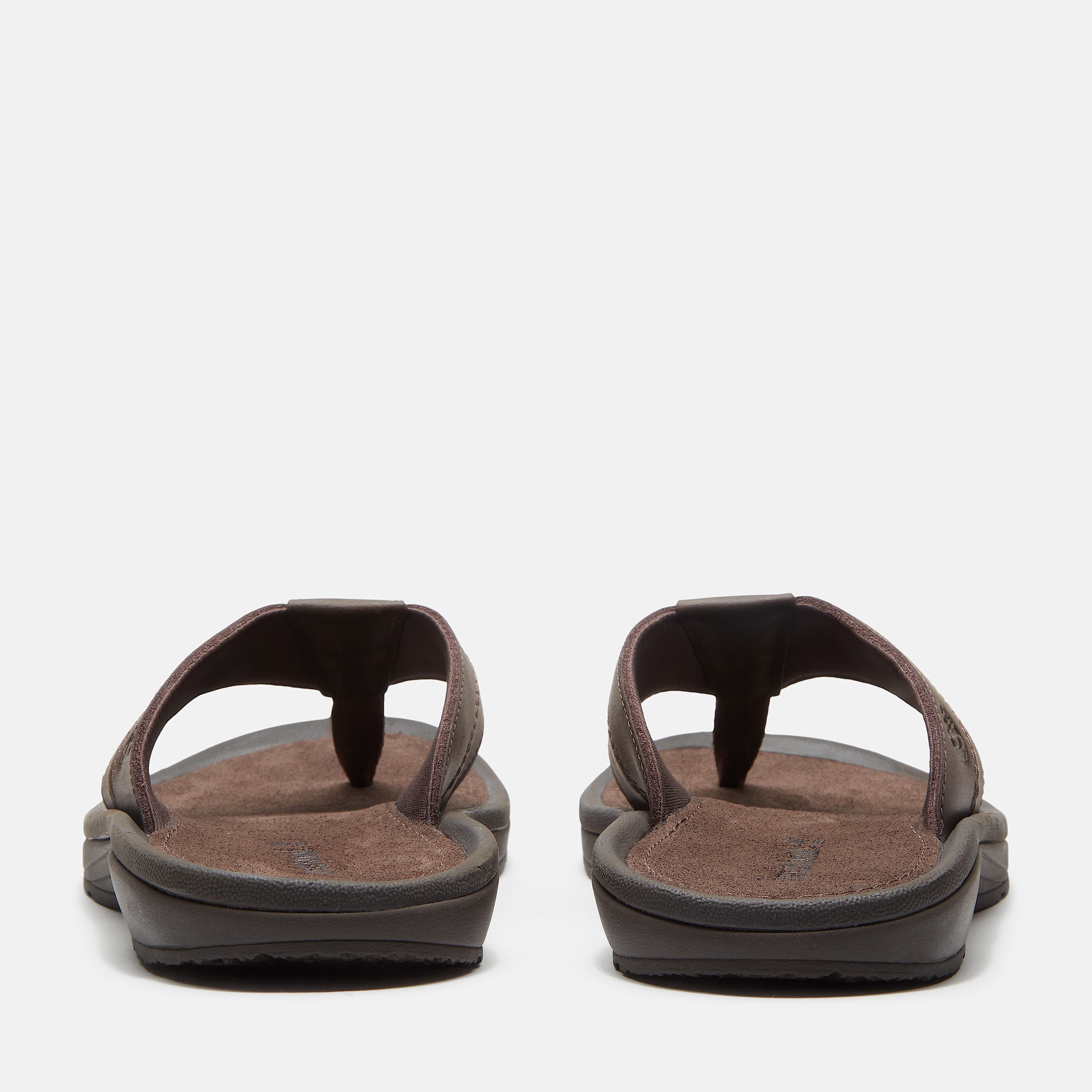 Mens Timberland Originals Slide Sandal TBL Dark Brown Leather ALT5