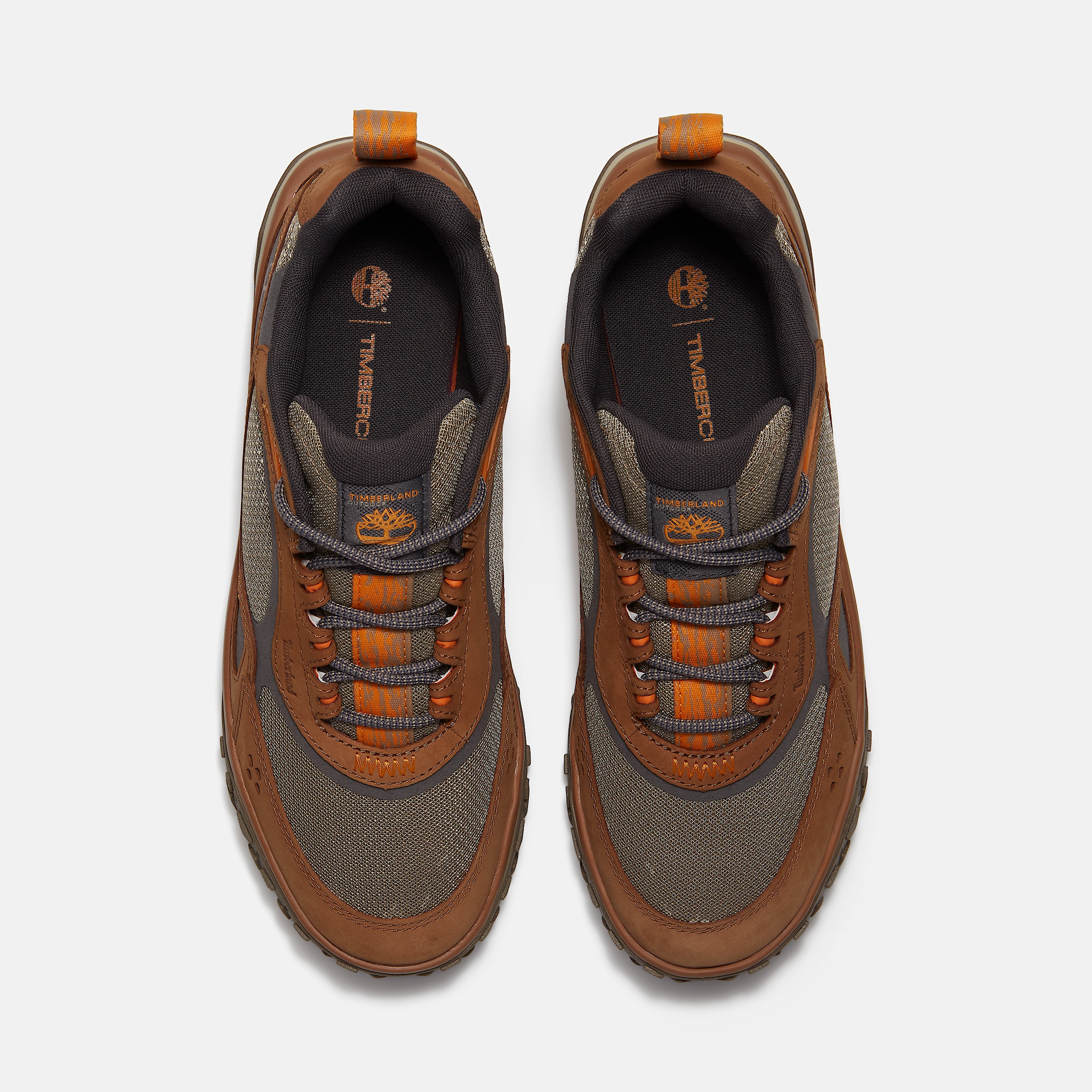 Mens TimberCush Motion 7 Sneaker TBL Light Brown Mesh ALT2