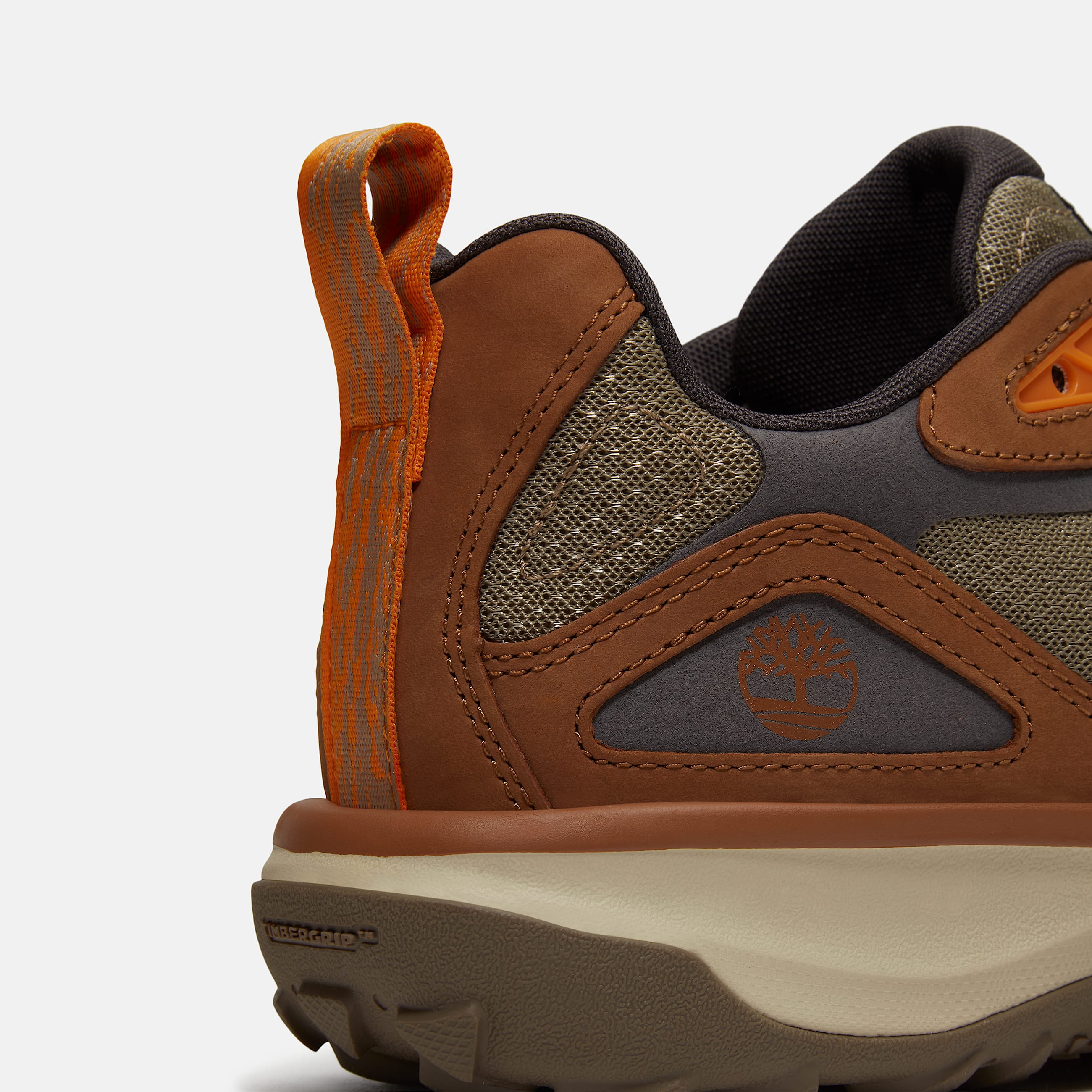 Mens TimberCush Motion 7 Sneaker TBL Light Brown Mesh ALT9