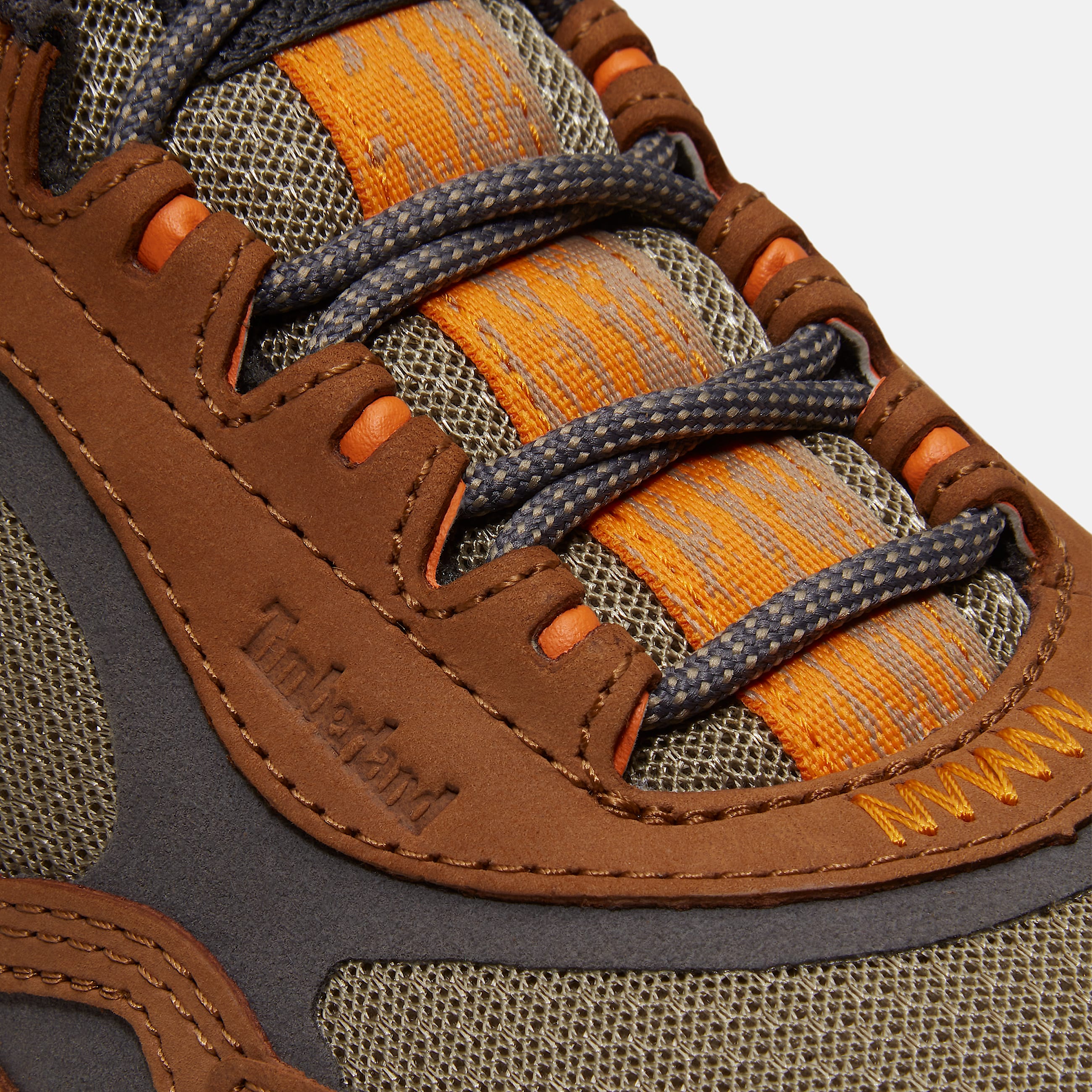 Mens TimberCush Motion 7 Sneaker TBL Light Brown Mesh ALT7