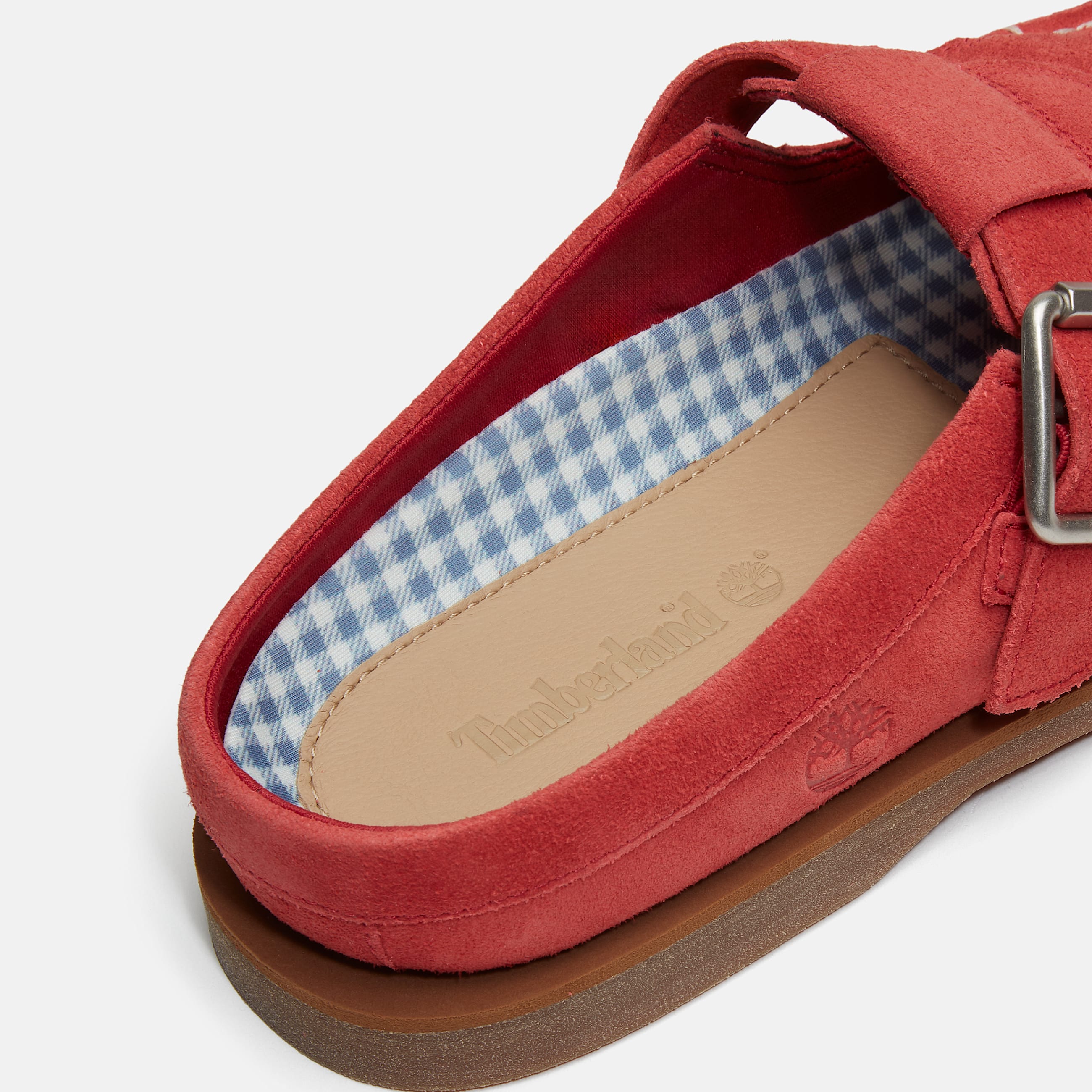 Womens Timberland Classic Boat Mule TBL Red Suede ALT9