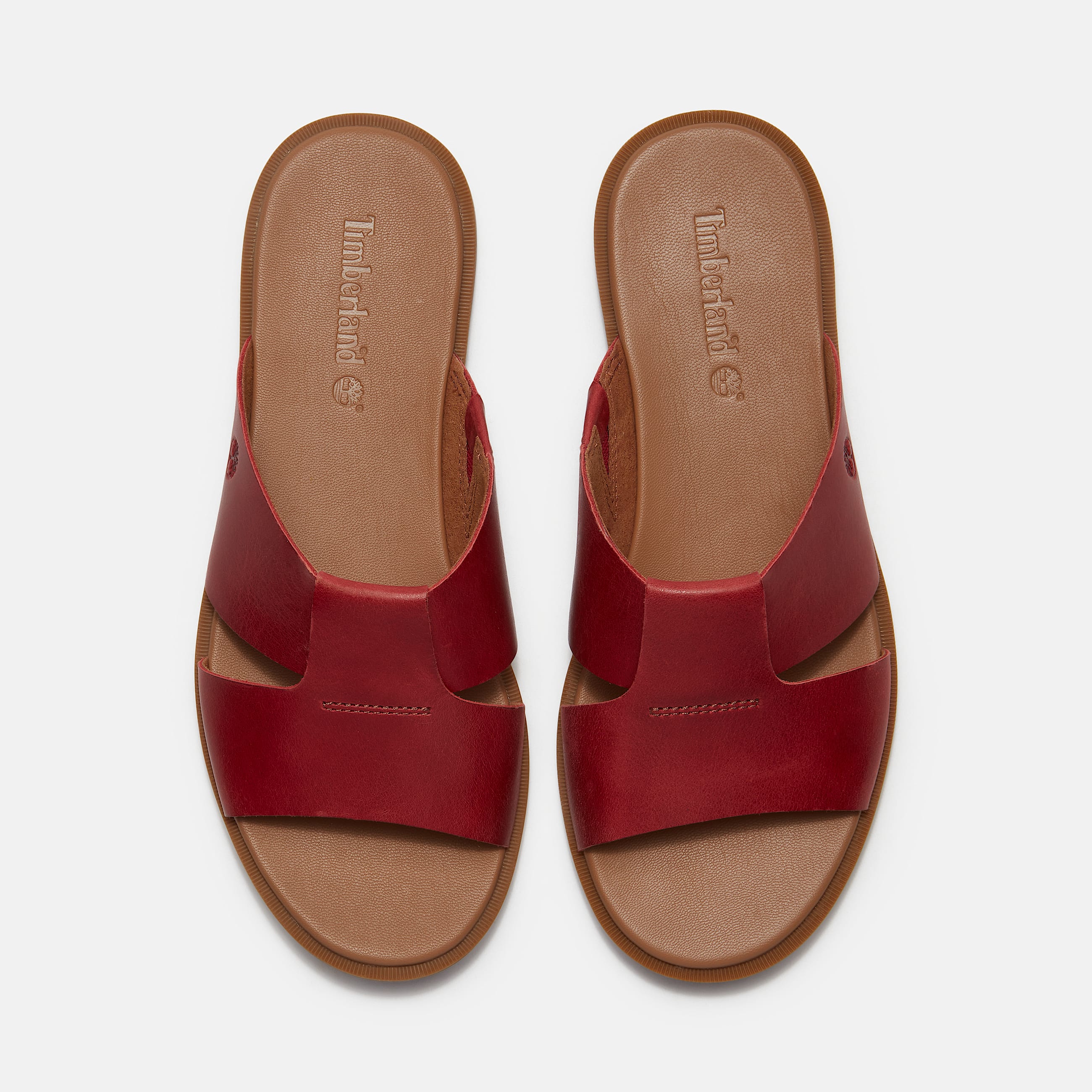 Womens Calista Bay Slide Sandal TBL Red FullGrain ALT2