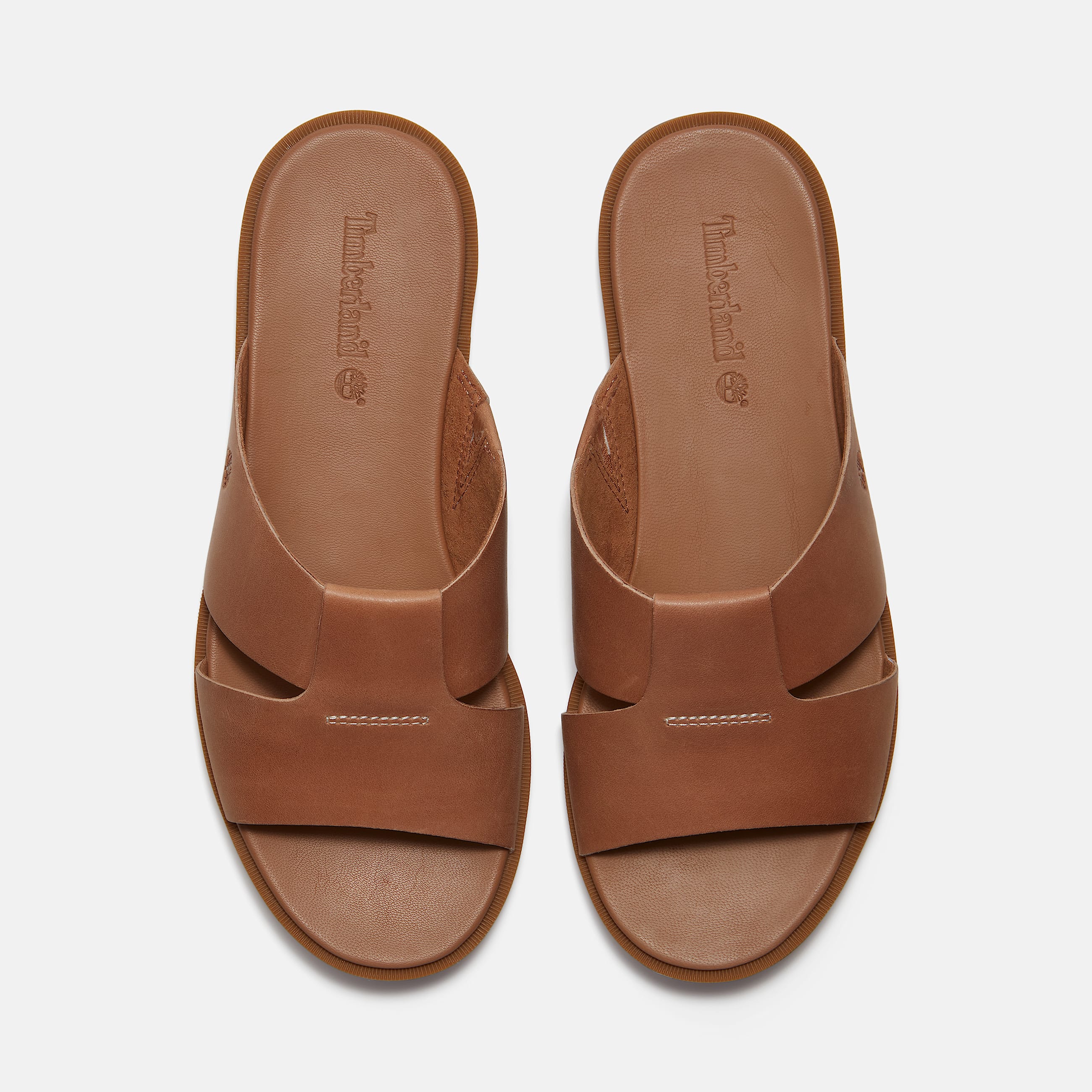 Womens Calista Bay Slide Sandal TBL Brown FullGrain ALT2