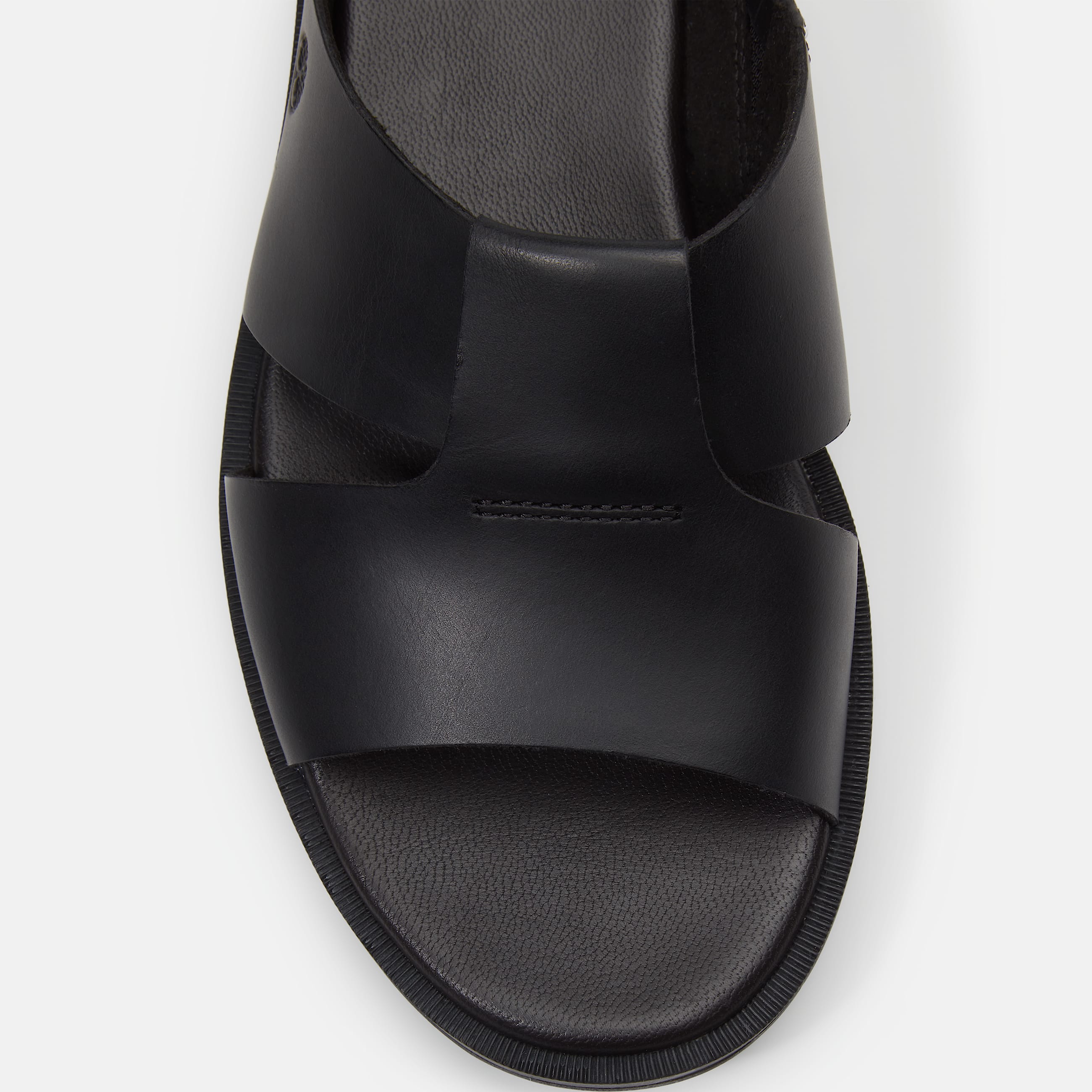 Womens Calista Bay Slide Sandal TBL Black FullGrain ALT7