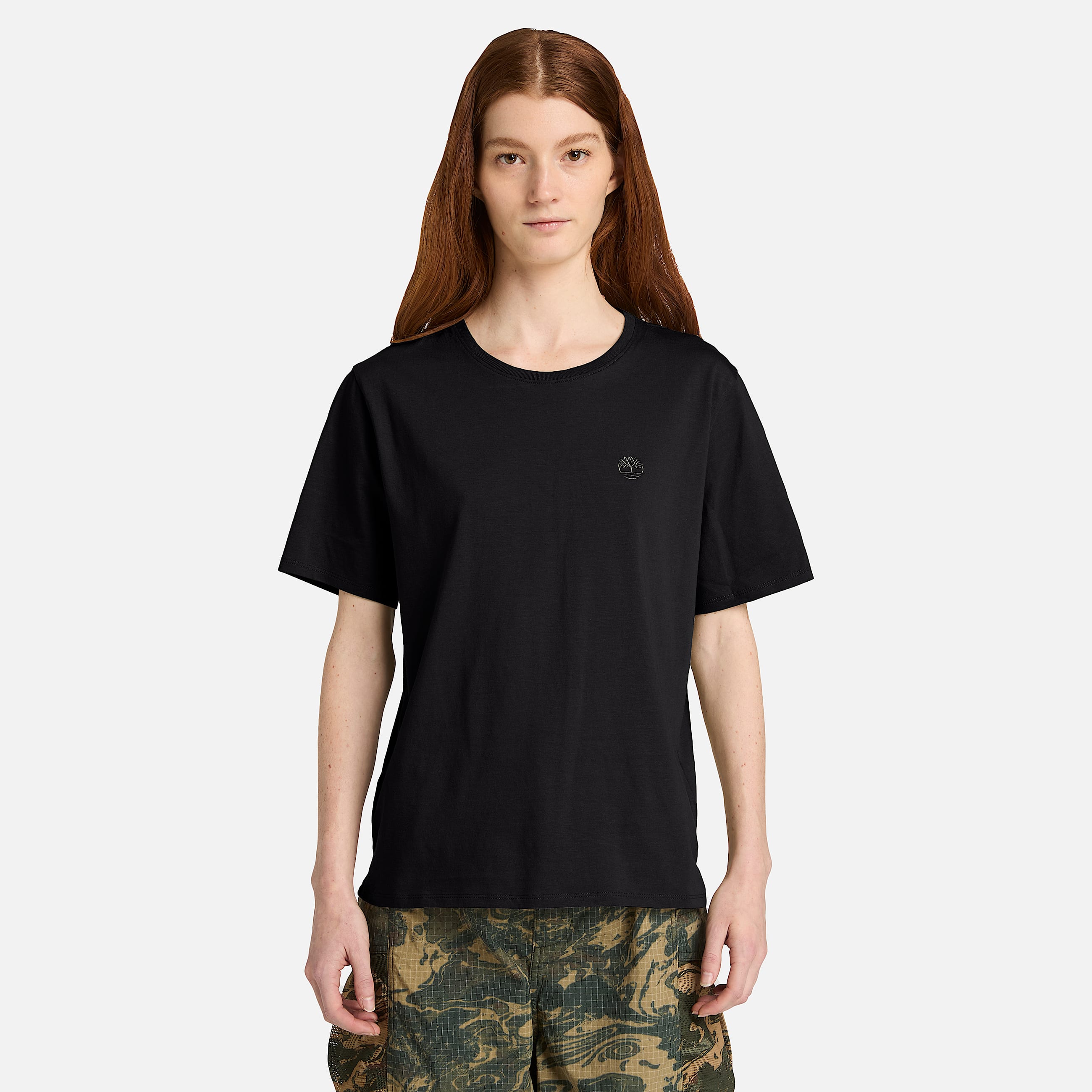 Womens Dunstan ShortSleeve TShirt TBL Black ALT1