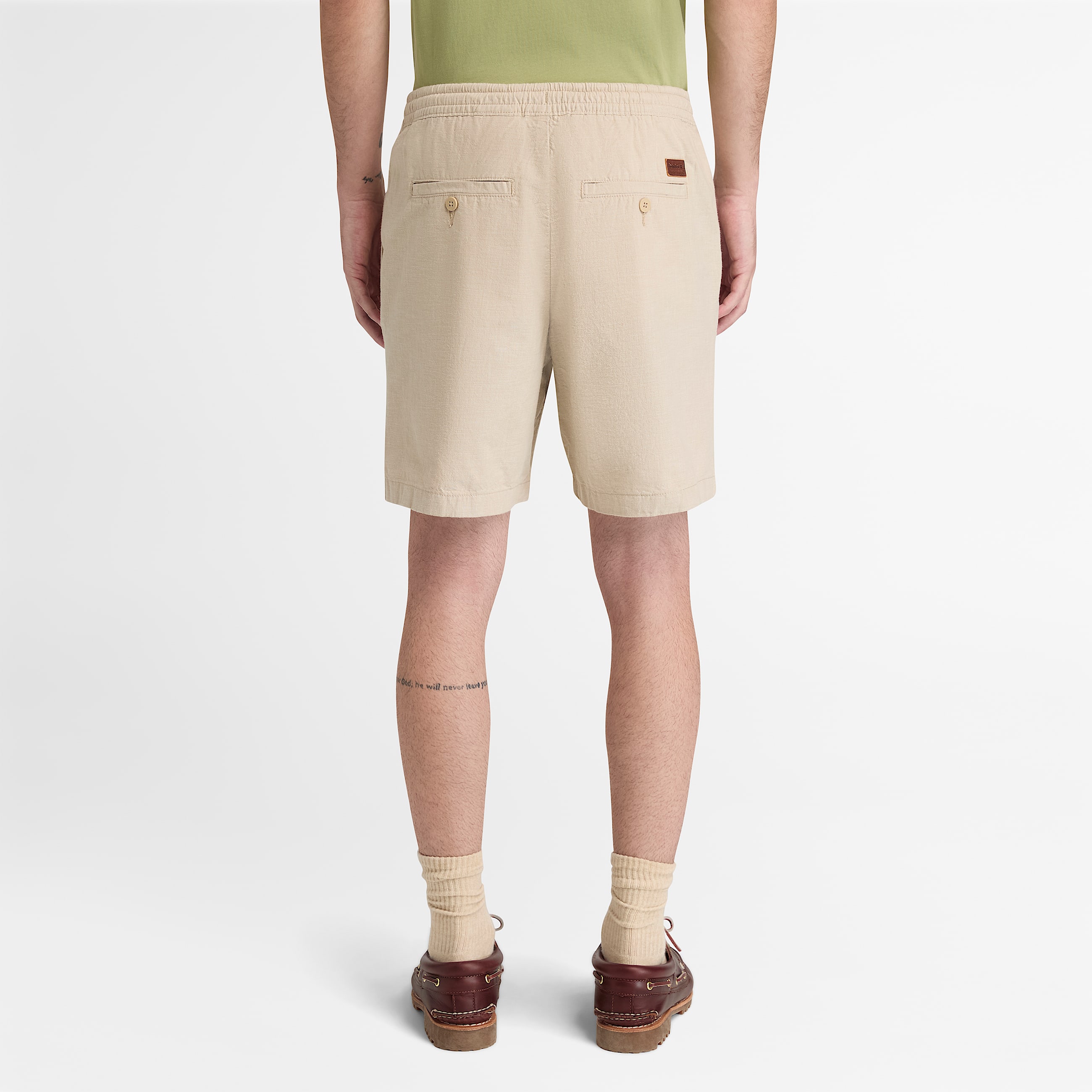 Mens Claremont Cotton Short TBL Tan ALT8