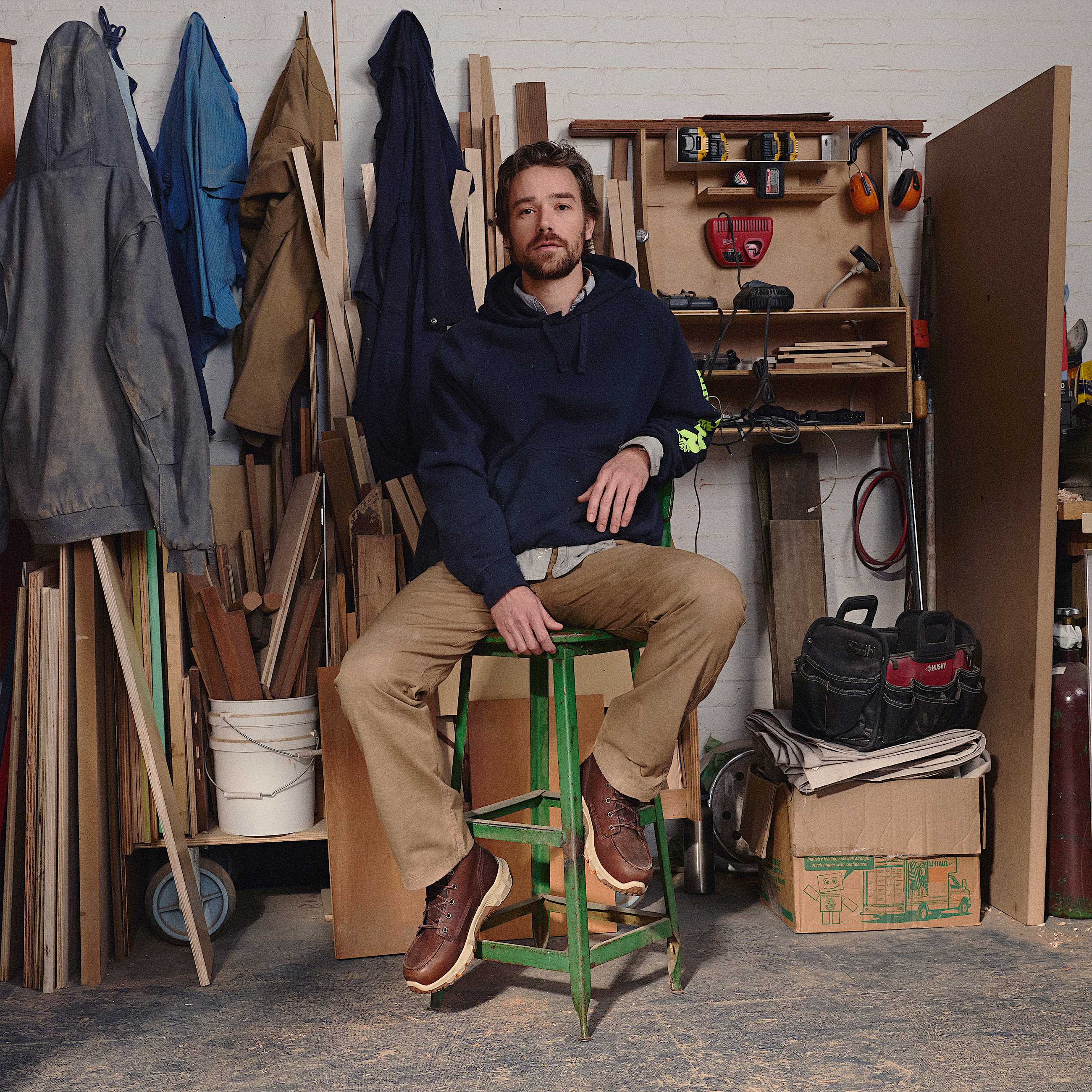 Mens Timberland PRO Tempe Moc Toe 6 Waterproof Alloy Toe Boot TBL Rust ALTB