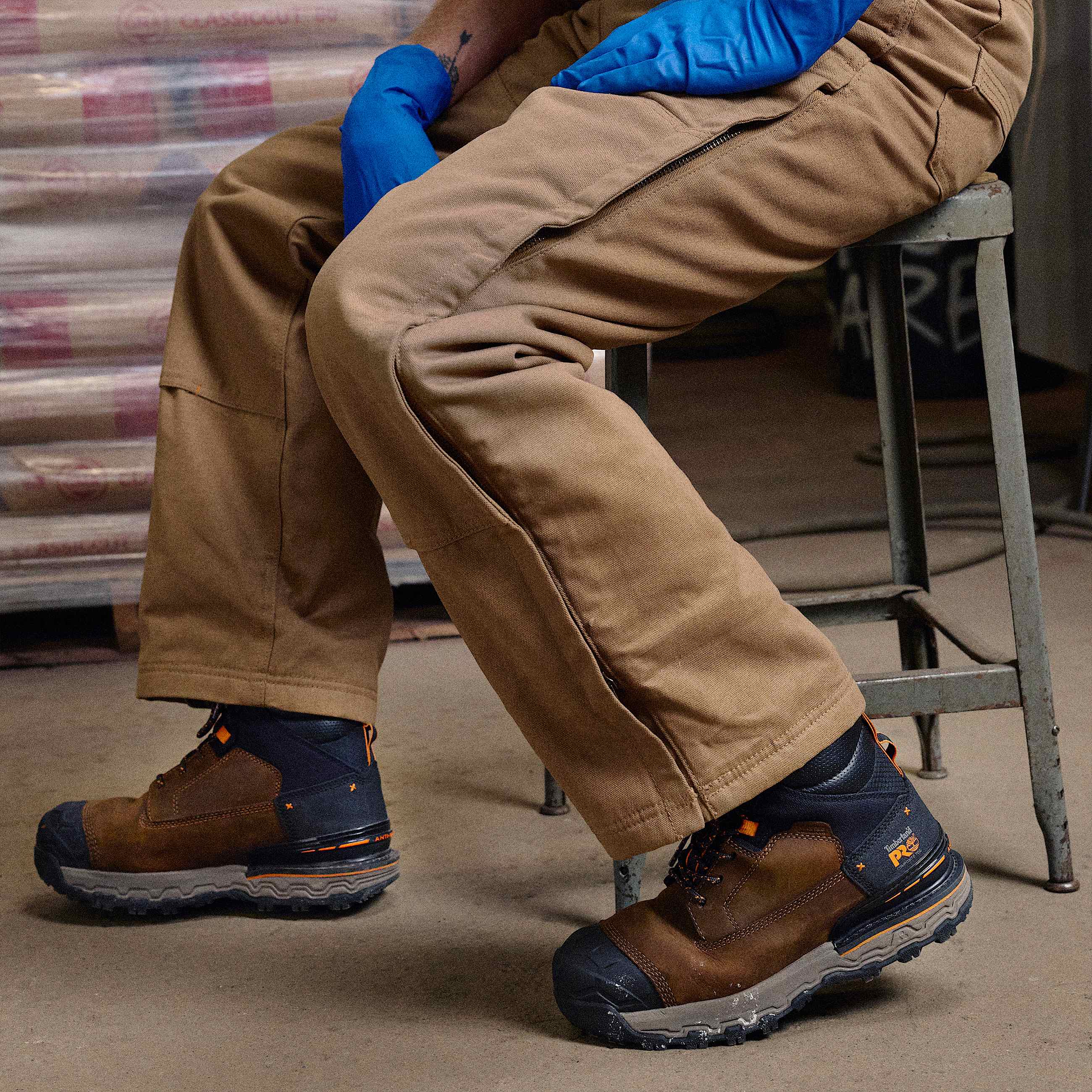 Mens Boondock Ultralight 6 Composite Toe Waterproof Work Boot TBL Medium Brown FullGrain ALTC