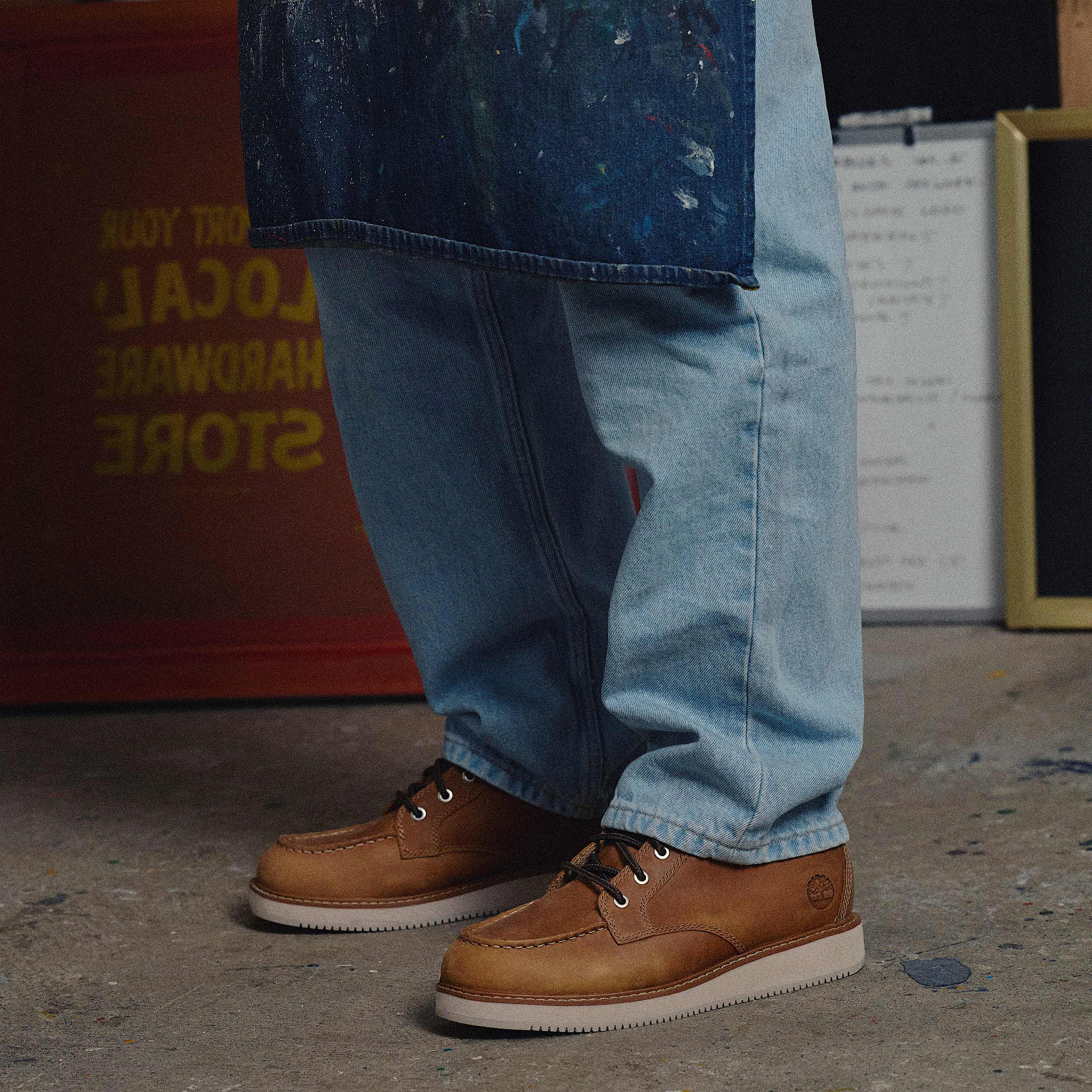 Chukka Timberland Redwood Edge Essential pour hommes TBL Cuir pleine fleur brun ALTC